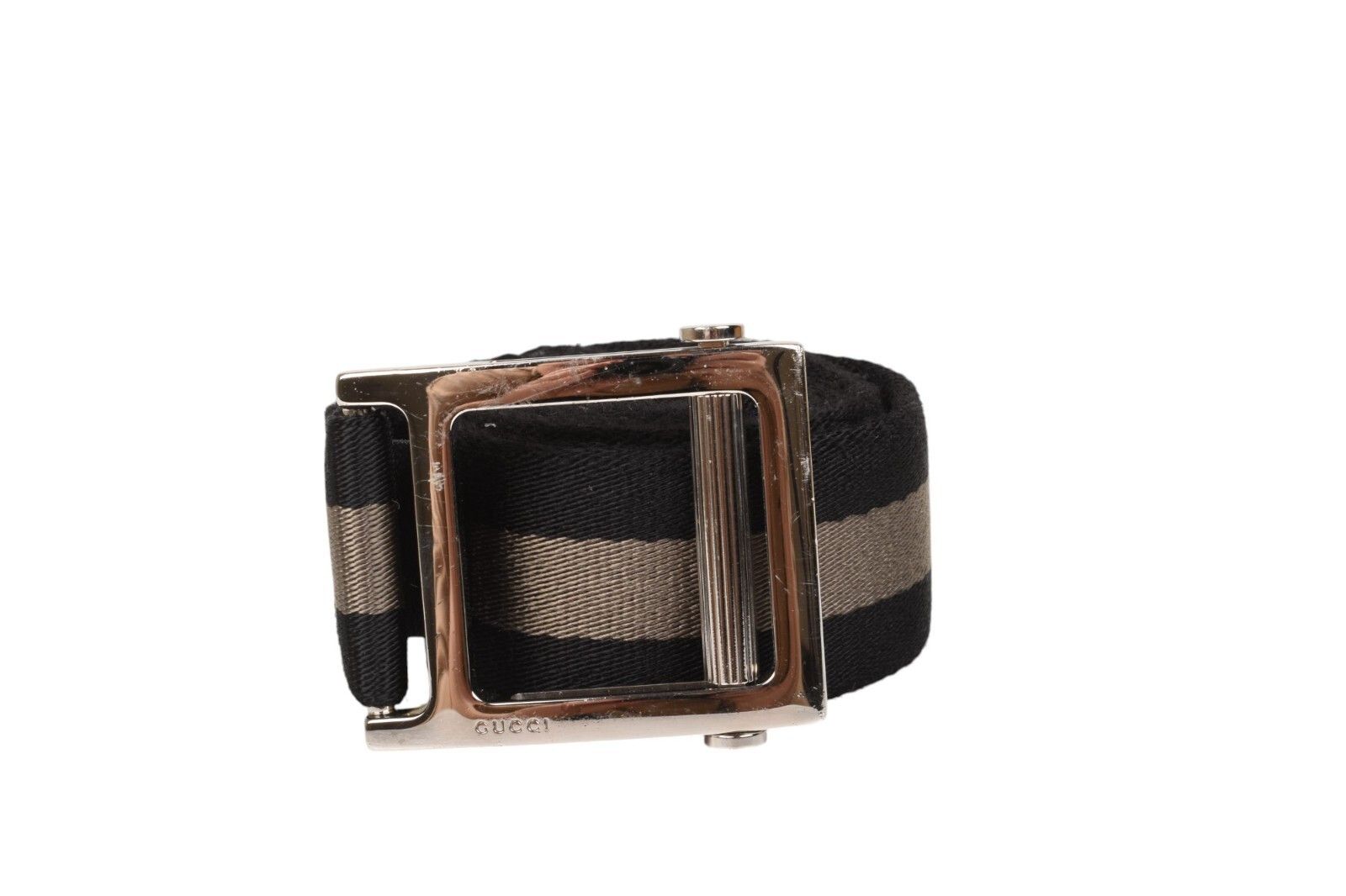 Gucci Gucci Men Belt Adjustable Striped Size 95/Medium, S1432 Size 38 - 2 Thumbnail