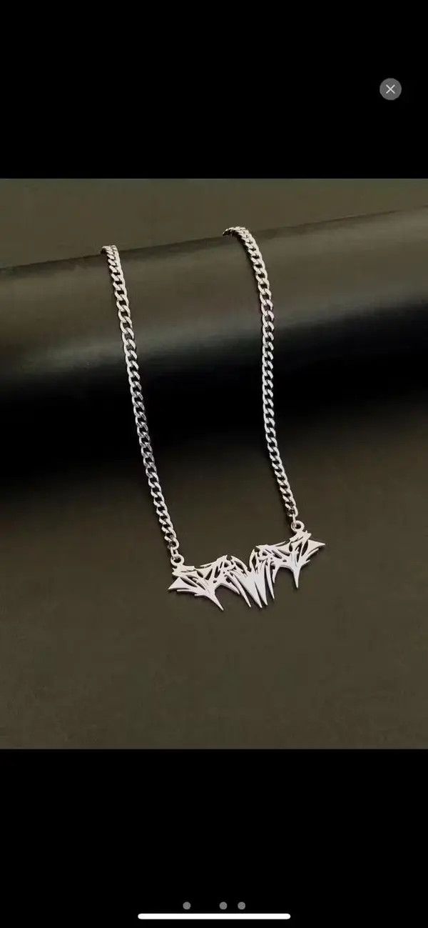 Jewelry y2k Grunge Goth Pendant Necklace Size ONE SIZE - 8 Thumbnail