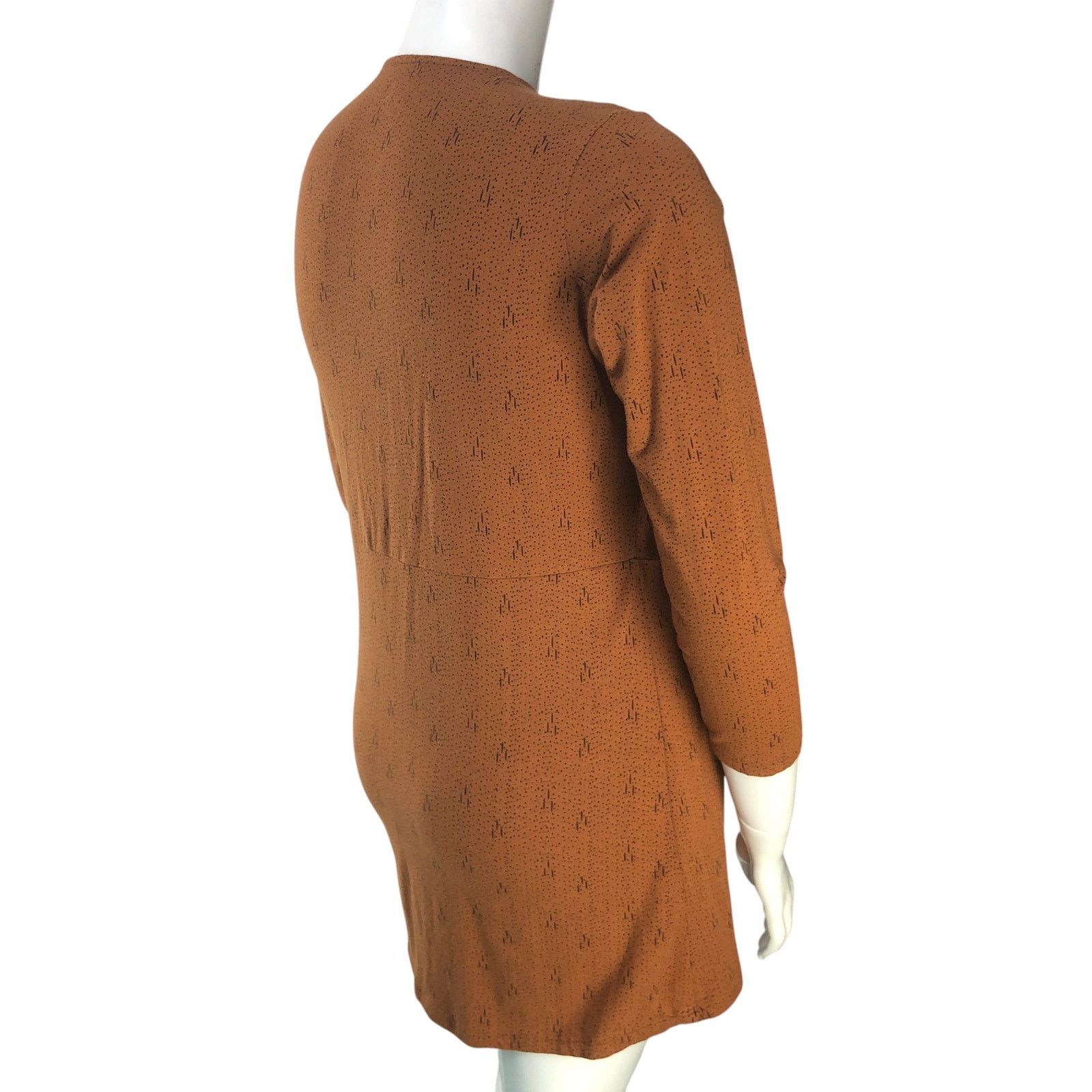 Kuhl Kuhl Size XL Dress Anya Faux Wrap Crossover Neck Copper Size XL / US 12-14 / IT 48-50 - 8 Thumbnail