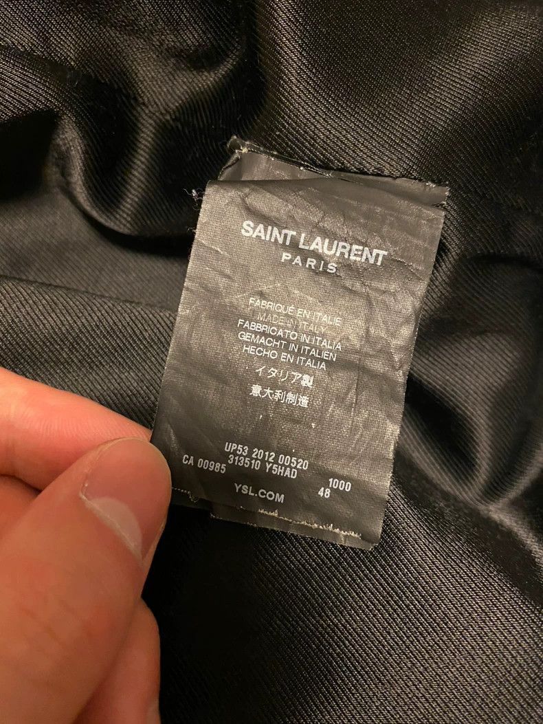 Saint Laurent Paris saint laurent four-pocket leather jacket-2507 Size US M / EU 48-50 / 2 - 4 Thumbnail