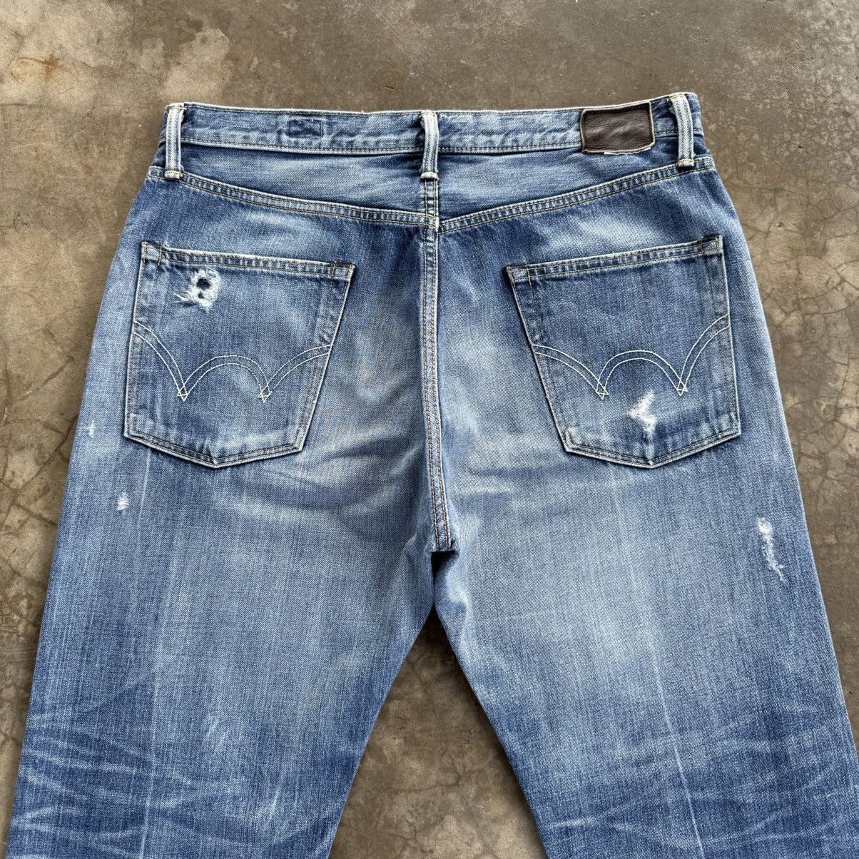 Edwin W36x29.5 Vintage Edwin Mud Washer Denim Jean Pants Size US 36 / EU 52 - 10 Thumbnail