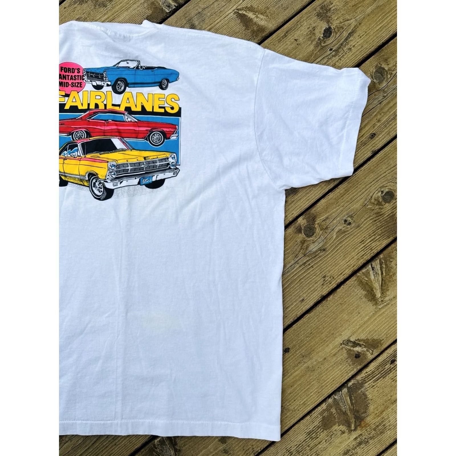 Vintage VINTAGE 90s Ford Fairlane Car T Shirt XXL USA Single Stitch Muscle Car Tee Size US XXL / EU 58 / 5 - 3 Thumbnail