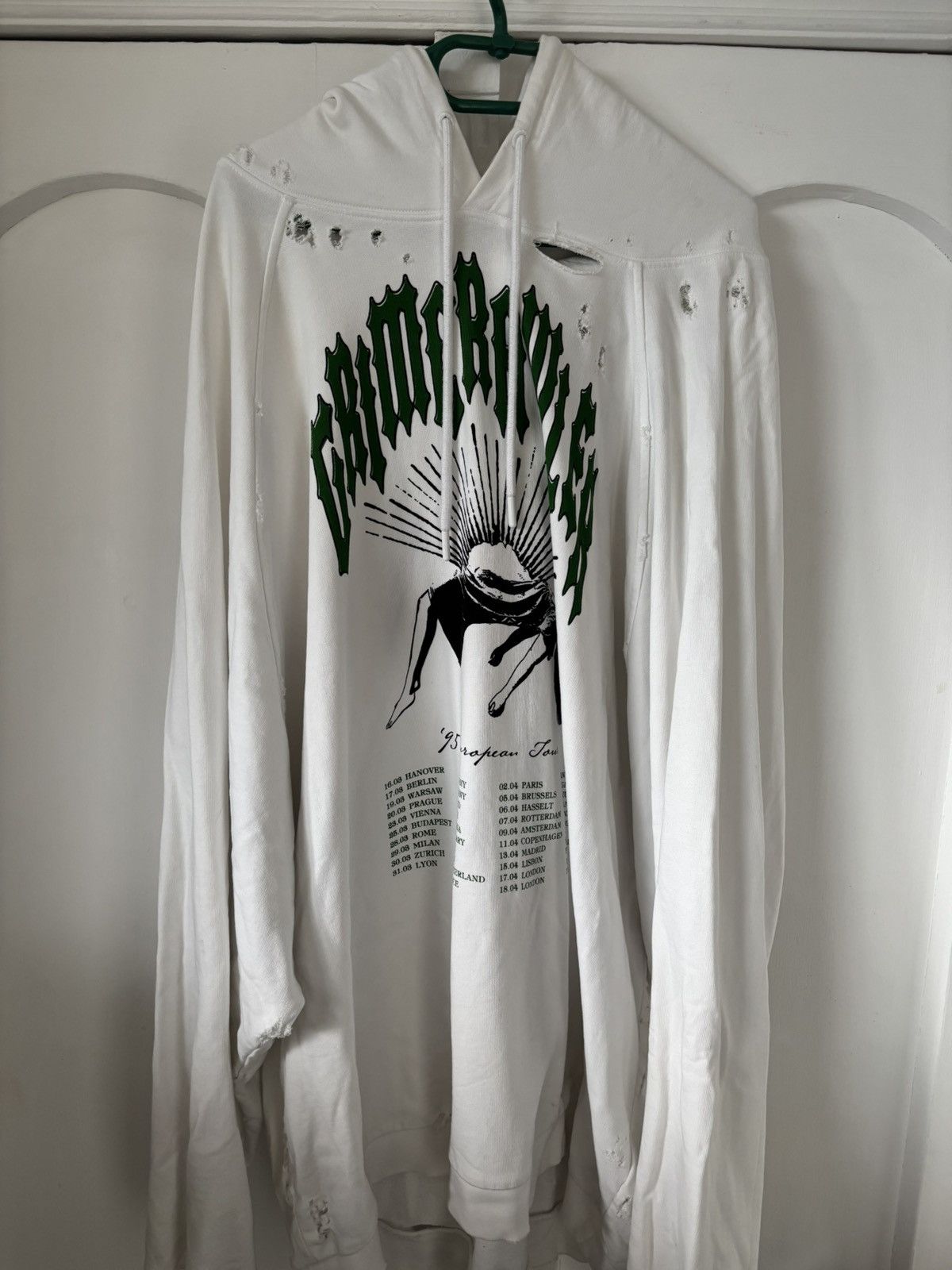 Raf Simons [52] 02AW Raf Simons Virginia Creeper Hoodie | Grailed