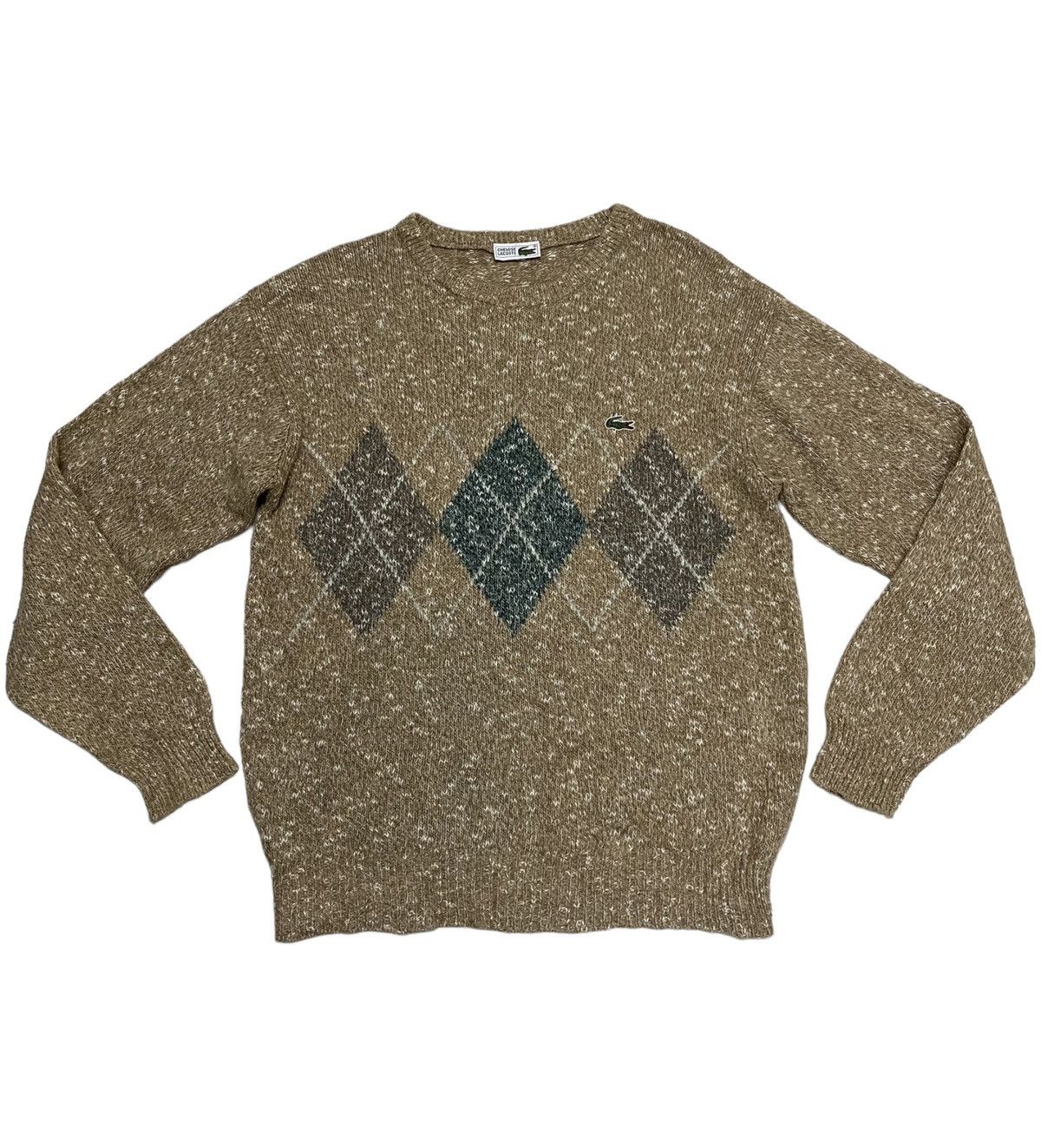 Aran Isles Knitwear × Lacoste Lacoste Diamond Knitwear Sweater (C2) Size US M / EU 48-50 / 2 - 1 Thumbnail