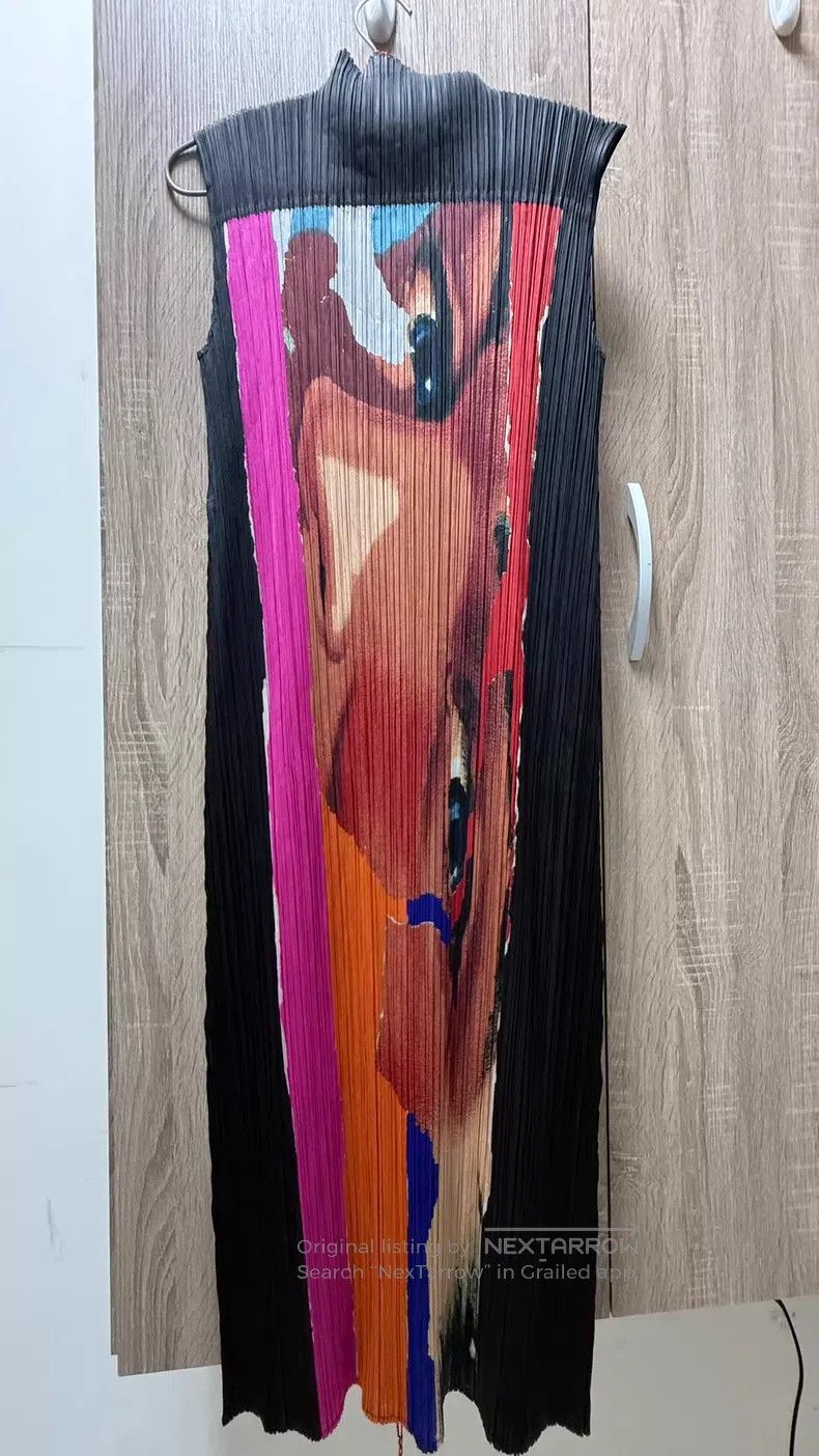 Issey Miyake Issey Miyake Color Block Dress Size L / US 10 / IT 46 - 1 Thumbnail