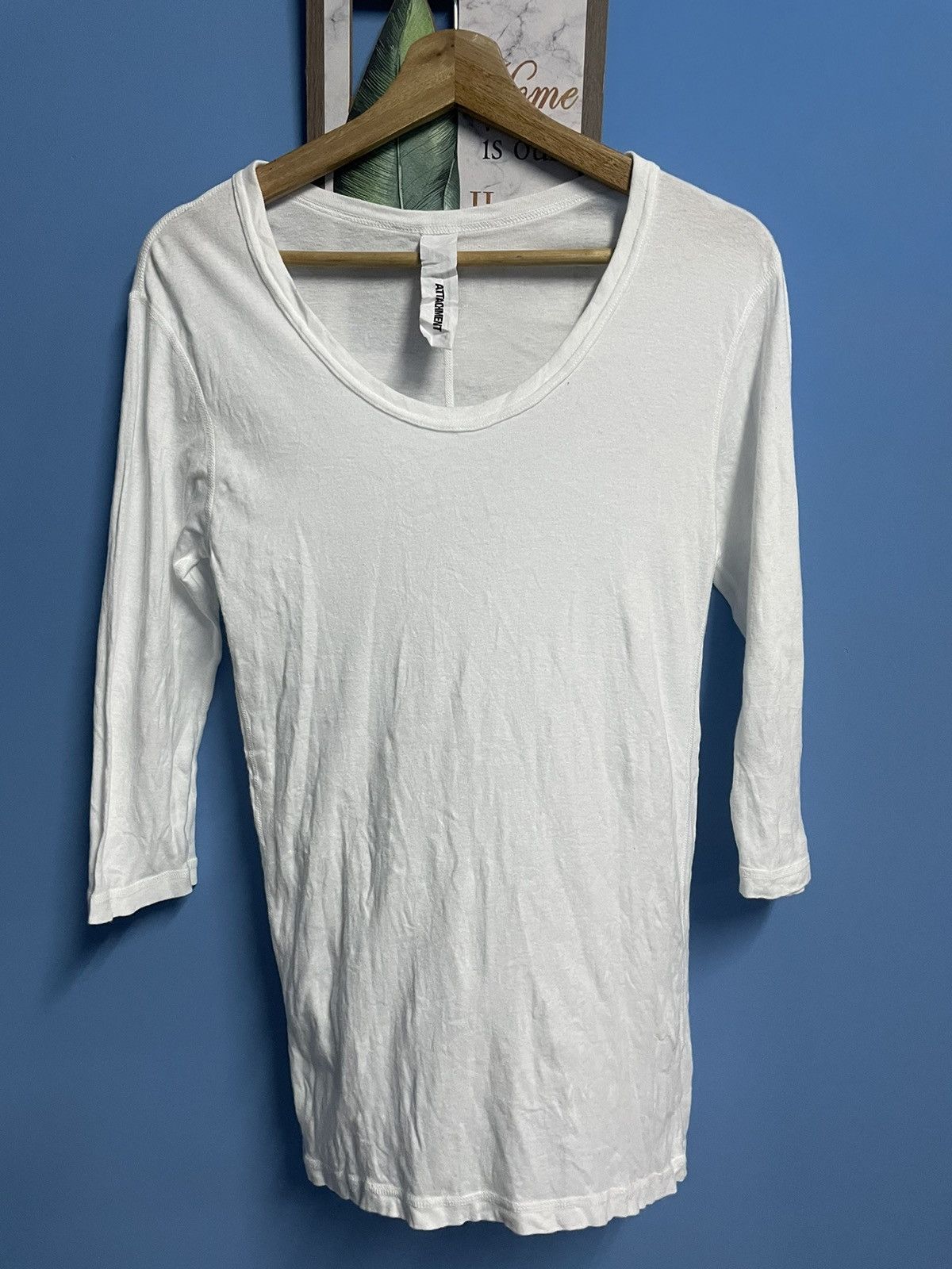 Attachment × Japanese Brand VINTAGE ATTACHMENT WHITE TSHIRT Size M / US 6-8 / IT 42-44 - 1 Thumbnail
