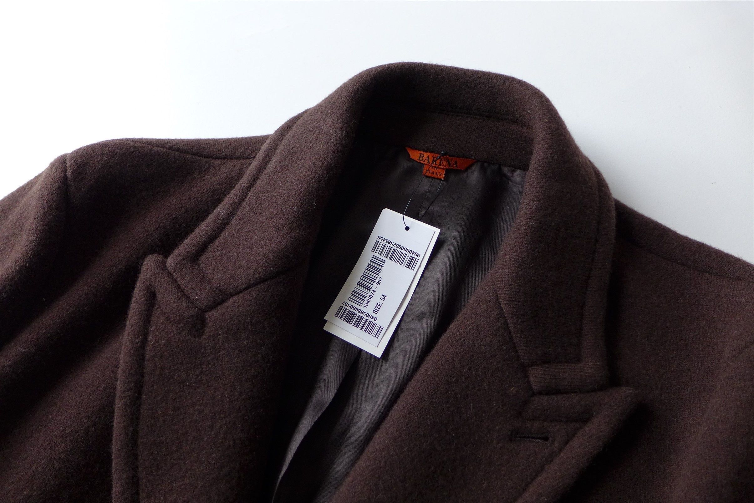 Barena Barena Double Breasted Overcoat - Brown Wool Size US L / EU 52-54 / 3 - 7 Thumbnail