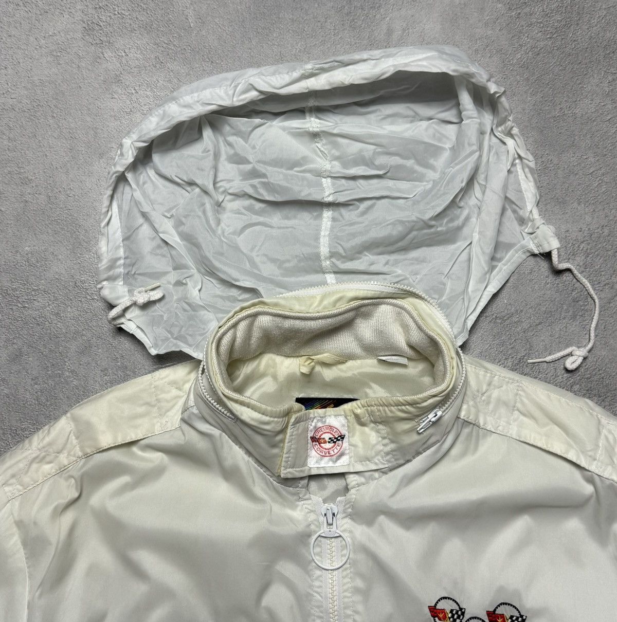 Vintage Corvette Nylon Racing Jacket Style Auto Vintage Rare Size US L / EU 52-54 / 3 - 12 Thumbnail