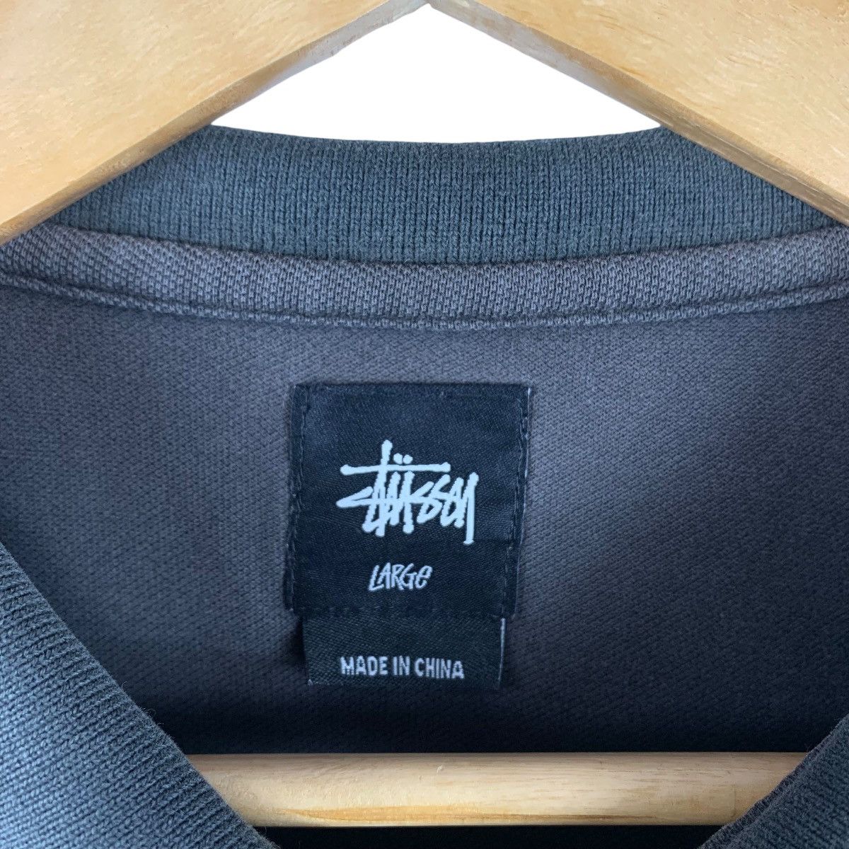 Stussy Vintage Stüssy "Lion of Judah" Embroidered Polo Shirt Size US L / EU 52-54 / 3 - 3 Thumbnail