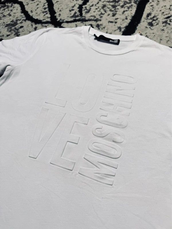 Moschino Moschino white S logo t-shirt Size US S / EU 44-46 / 1 - 3 Thumbnail