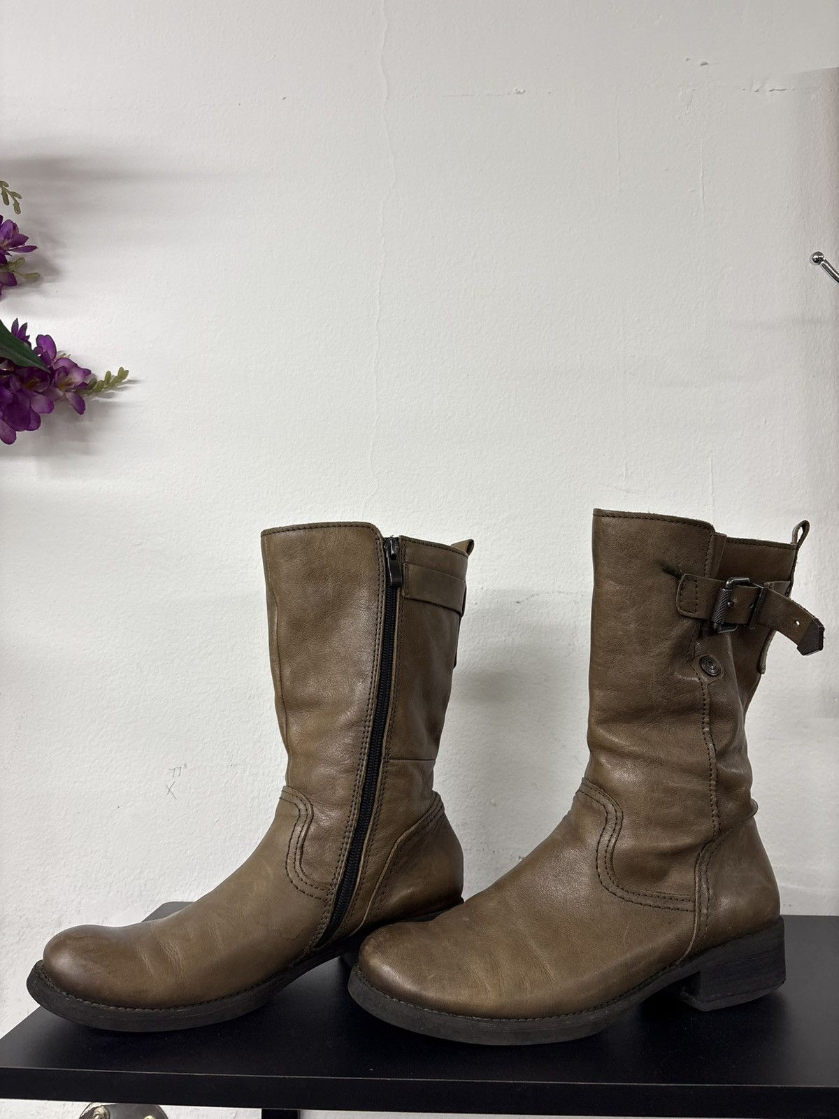 Alfredo Bannister Vintage Zipper Guidi Style Boots Size US 7.5 / EU 40-41 - 12 Thumbnail