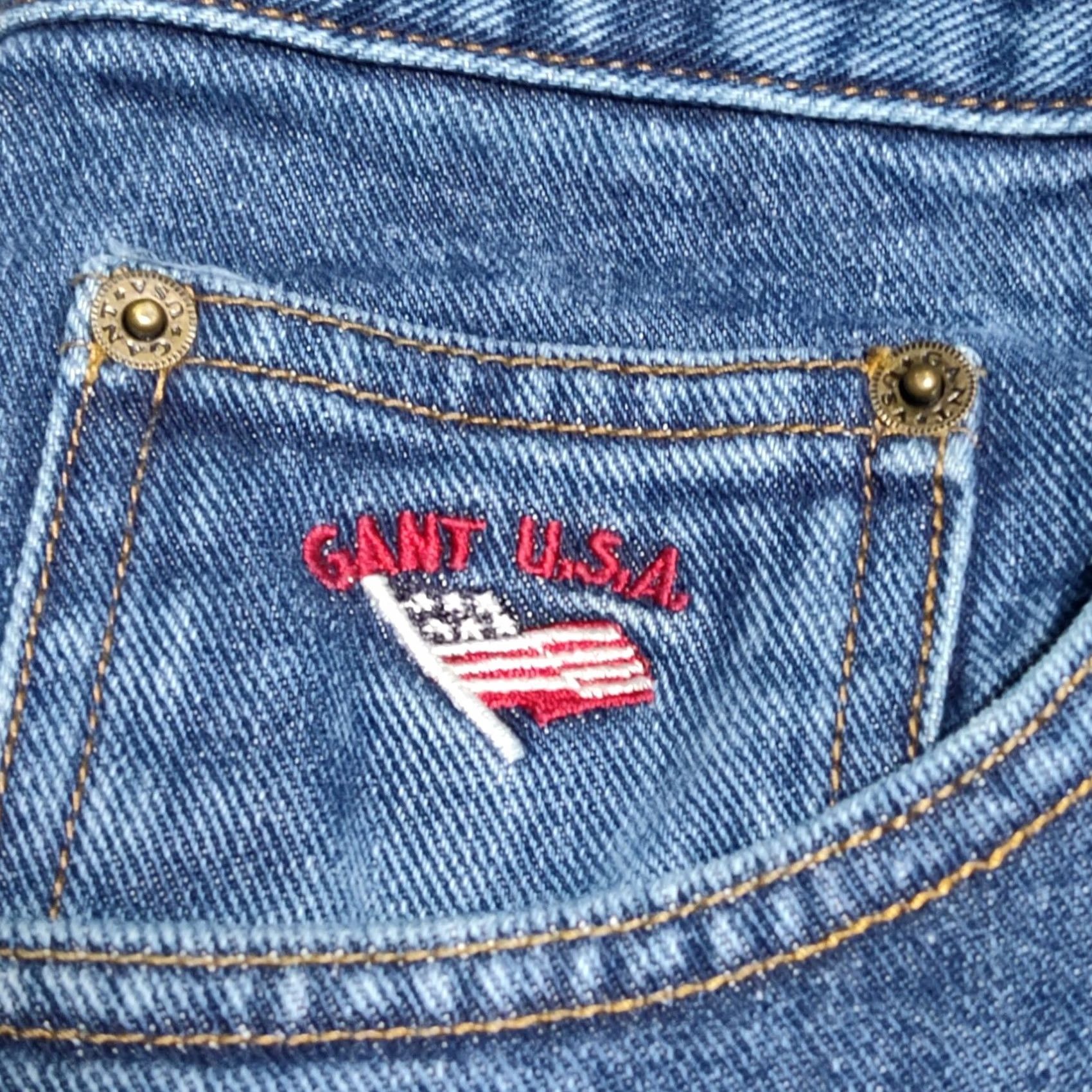 Gant VINTAGE GANT USA Jeans Men 5-Pocket Blue Denim 37x31 Regular 5-Pocket Five Pocket Shirt? Size US 38 / EU 54 - 7 Thumbnail