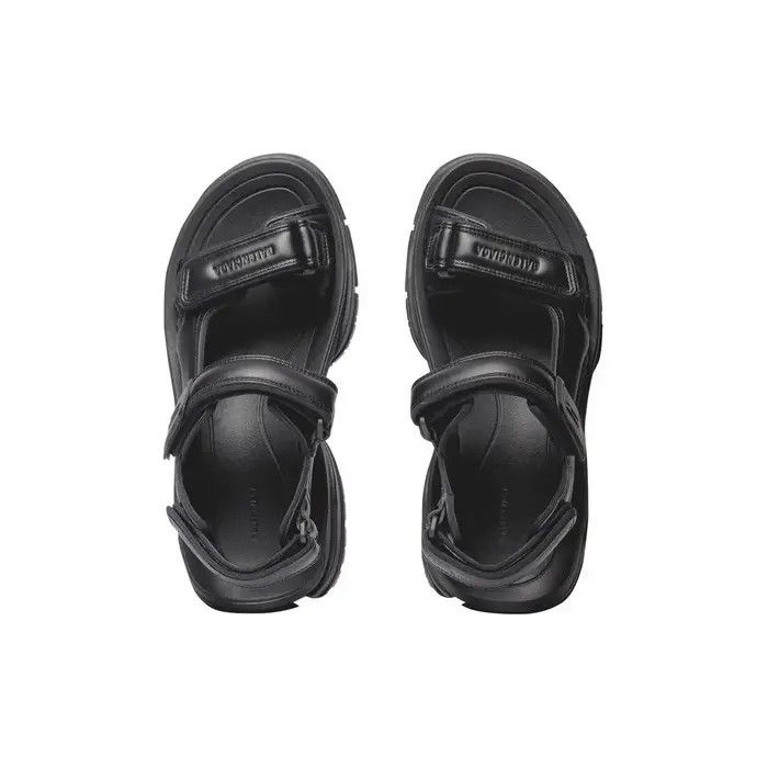 Balenciaga o1tr1nto0526 Tourist Sandals in Black Size US 5 / IT 35 - 6 Thumbnail