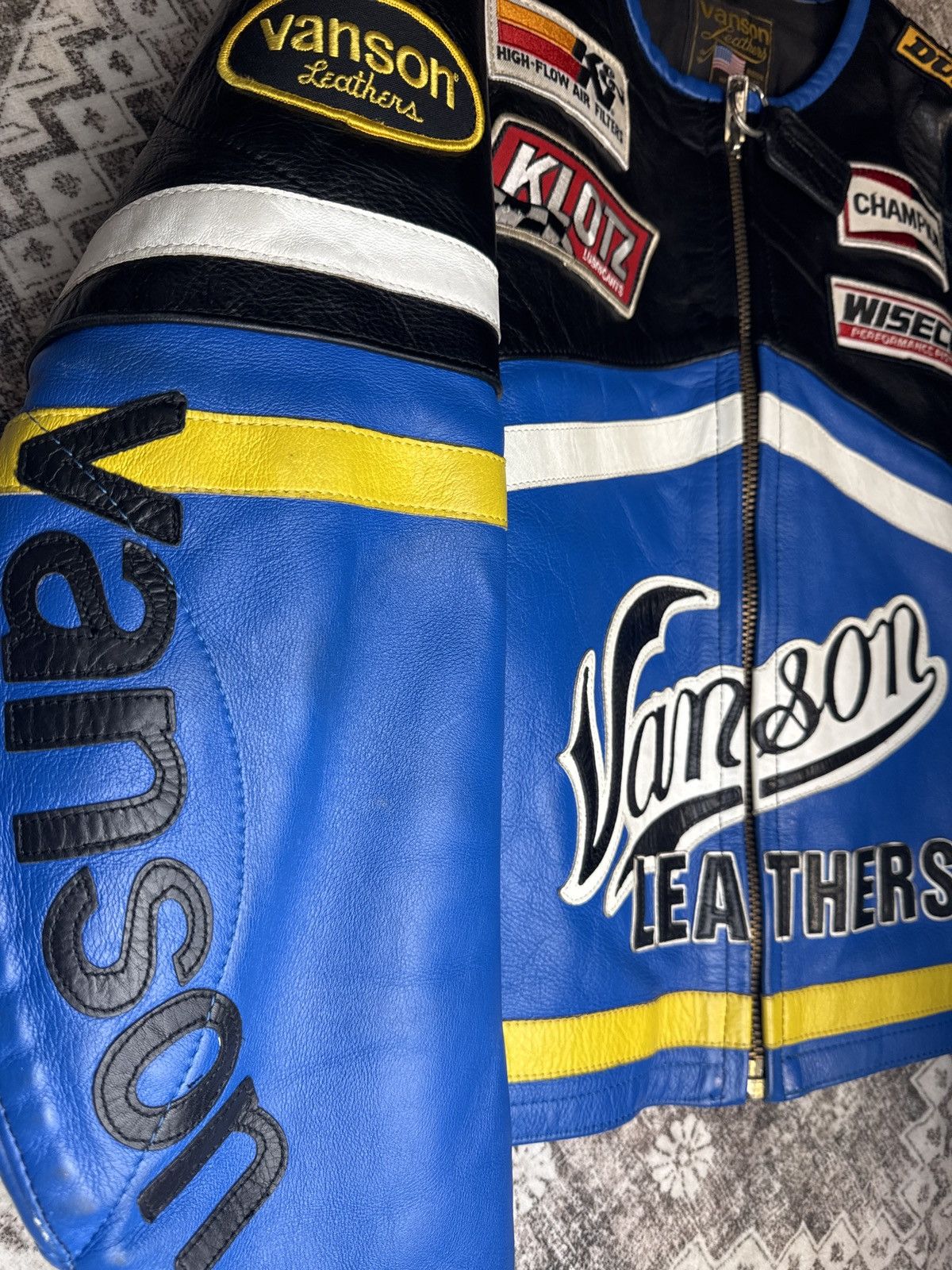 Vanson Leathers Rare Vanson Genesis leather Jacket 50 US Size US XXL / EU 58 / 5 - 5 Thumbnail