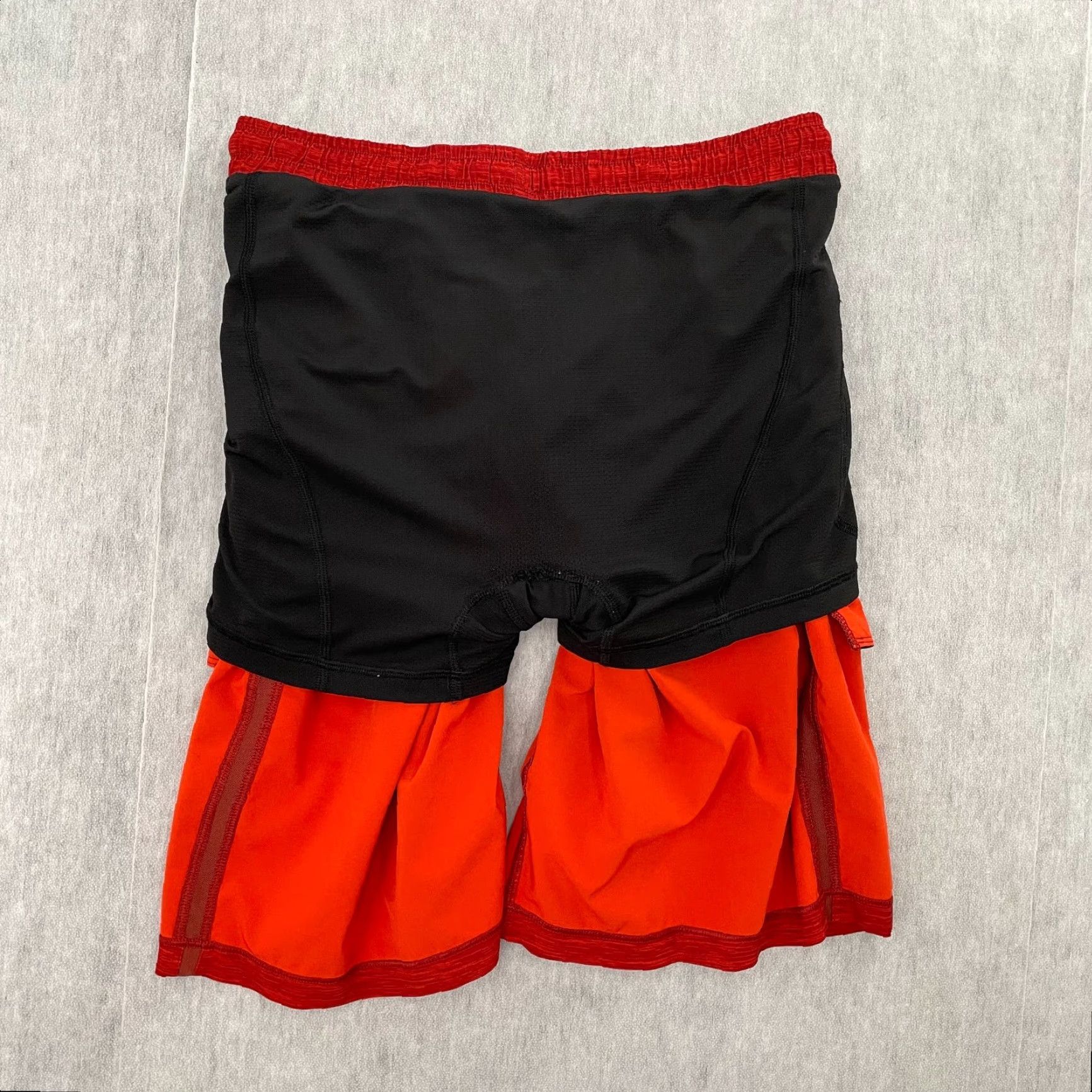 Lululemon VINTAGE Not Applicable Lululemon Shorts Mens Small Activewear Gym Running Casual S Red Pace Breaker Size US 29 - 6 Thumbnail
