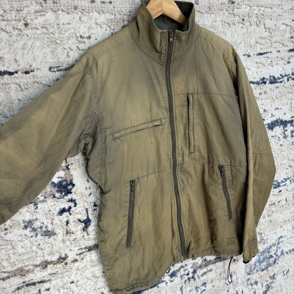 Stussy × Vintage Distressed Stussy Outer Gear Light Zipper Jacket Size US S / EU 44-46 / 1 - 8 Thumbnail