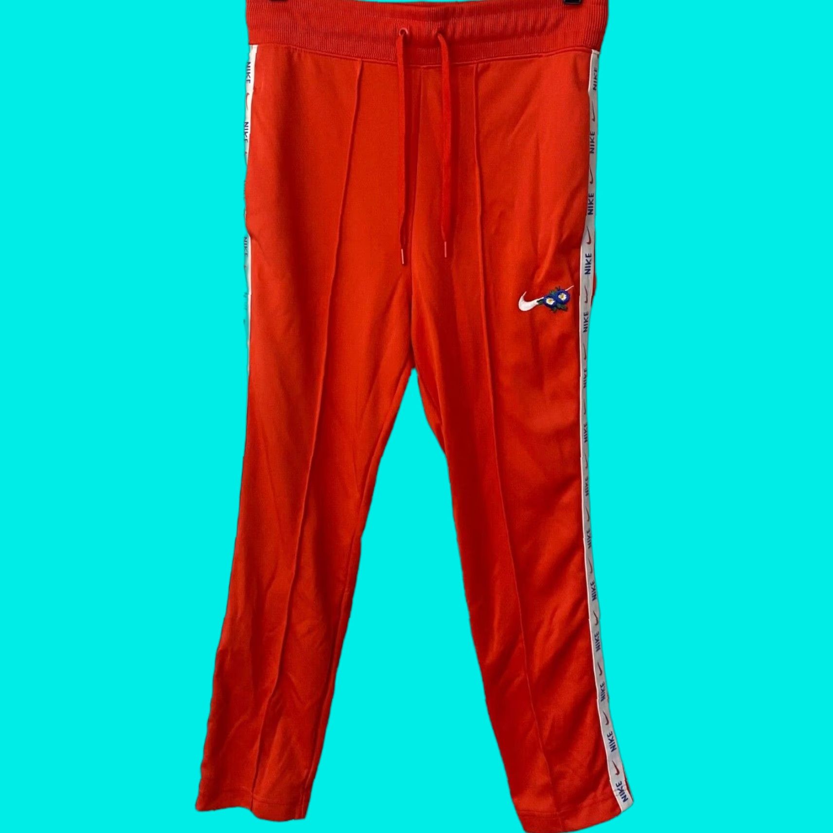 Nike Nike Hyper Crop Track Pant Red Women's S Athletic Cropped Pants Size 28" / US 6 / IT 42 - 1 Thumbnail