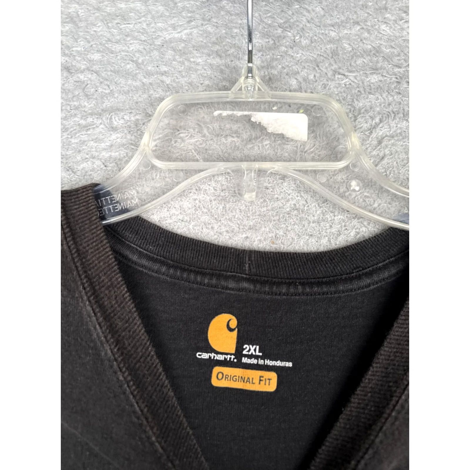 Carhartt Carhartt Shirt Mens 2XL Black Crew Neck Short Sleeve Pocket Tagless K87 Workwear Size US XXL / EU 58 / 5 - 7 Thumbnail