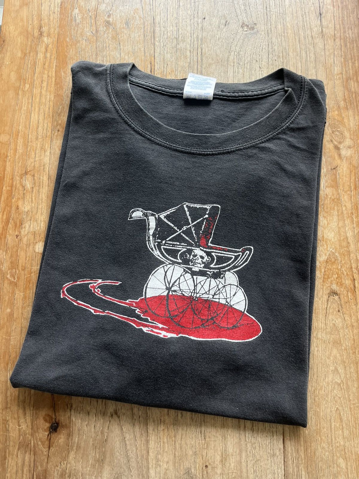 image of Art x Vintage Horror Baby Stroller Streetwear Tshirt in Black, Men's (Size XL)