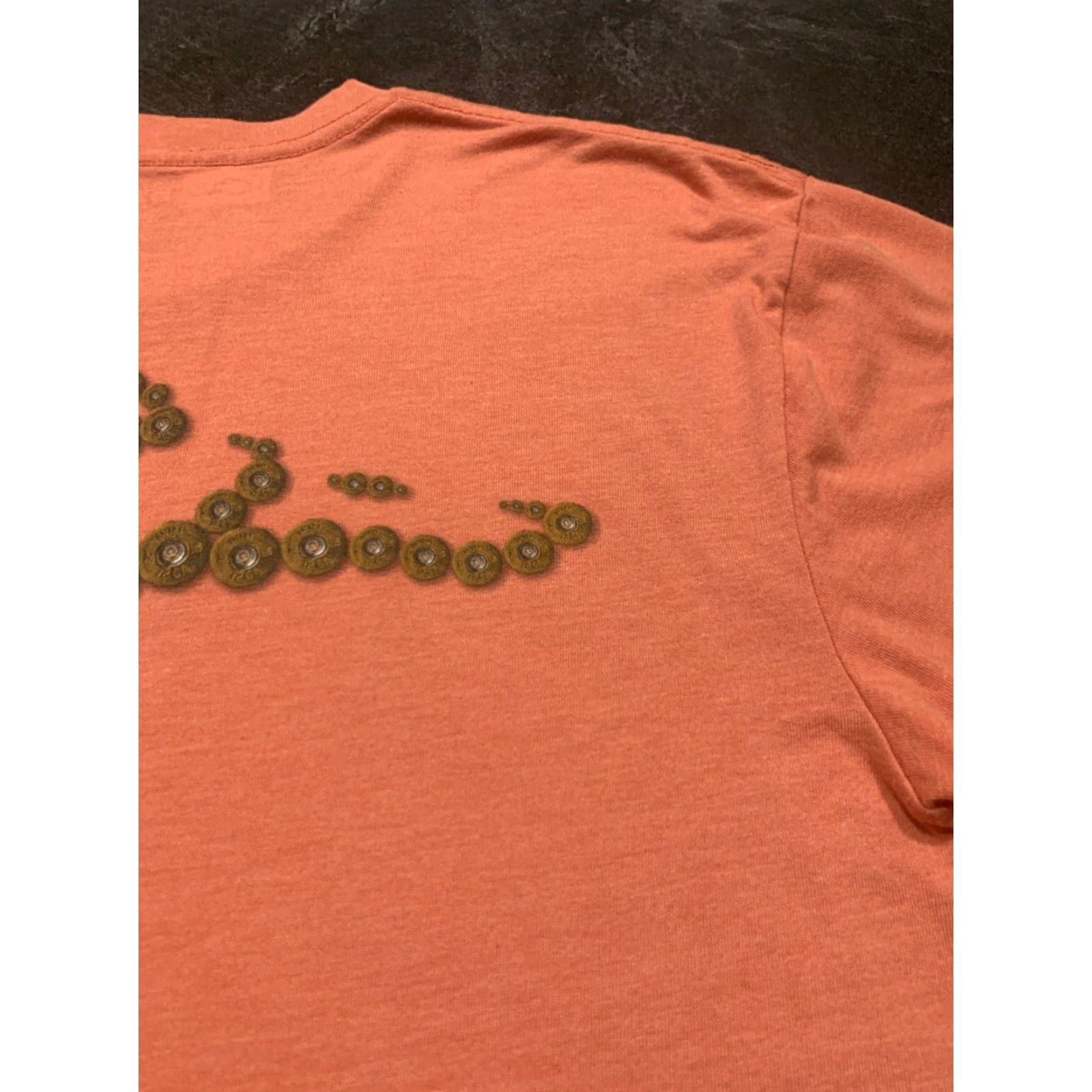 Vintage Drake Men T-Shirt Peach Large Short Sleeve Logo Crew Neck Cotton Regular Fit Size US L / EU 52-54 / 3 - 4 Thumbnail