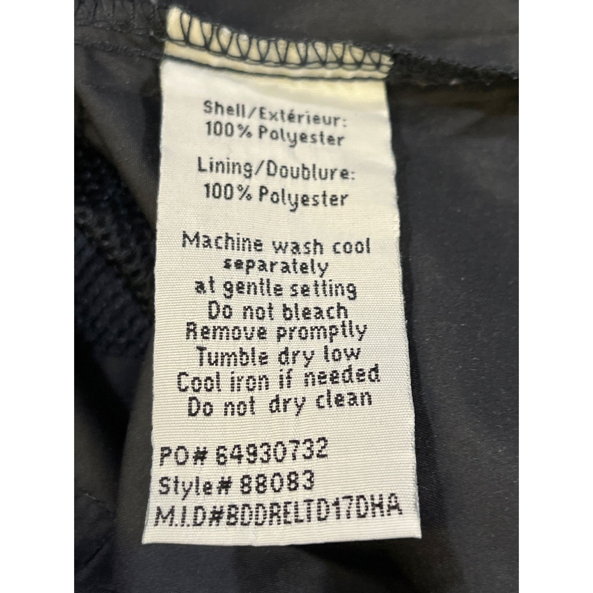 North End North End Men's Navy Blue Windbreaker Jacket Size M SKU 6300 Size US M / EU 48-50 / 2 - 6 Thumbnail