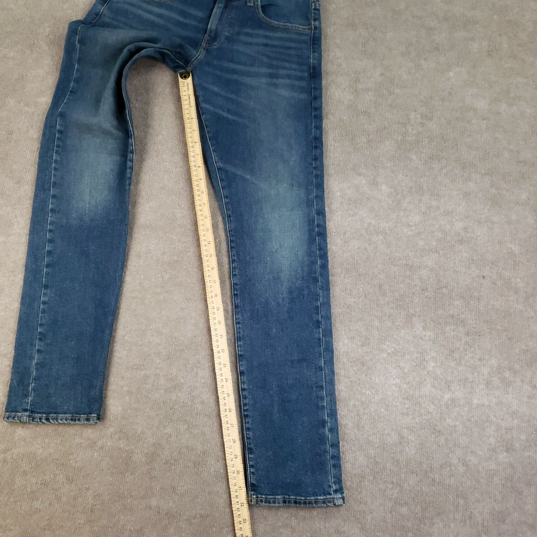 Lucky Brand VINTAGE Lucky Brand Jeans Mens 31x32 Slim Fit Blue Denim Casual Stretch 90s Mens Size US 31 - 2 Thumbnail
