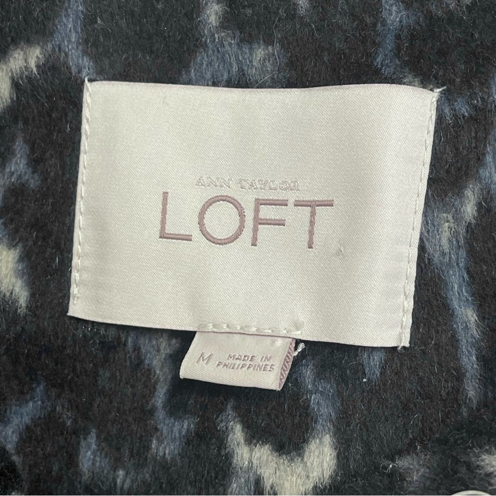 Loft Ann Taylor LOFT Animal Print Coat Size M / US 6-8 / IT 42-44 - 9 Thumbnail