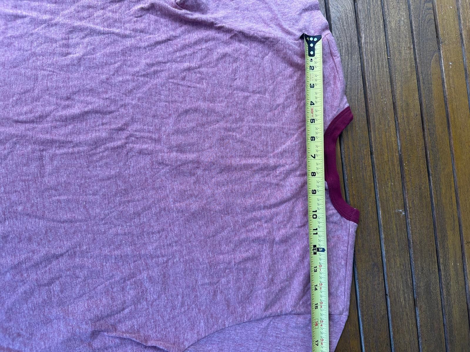 Hurley Hurley Ringer Tee Maroon Heather 80s Logo Single Stitch Vtg Size US M / EU 48-50 / 2 - 5 Thumbnail