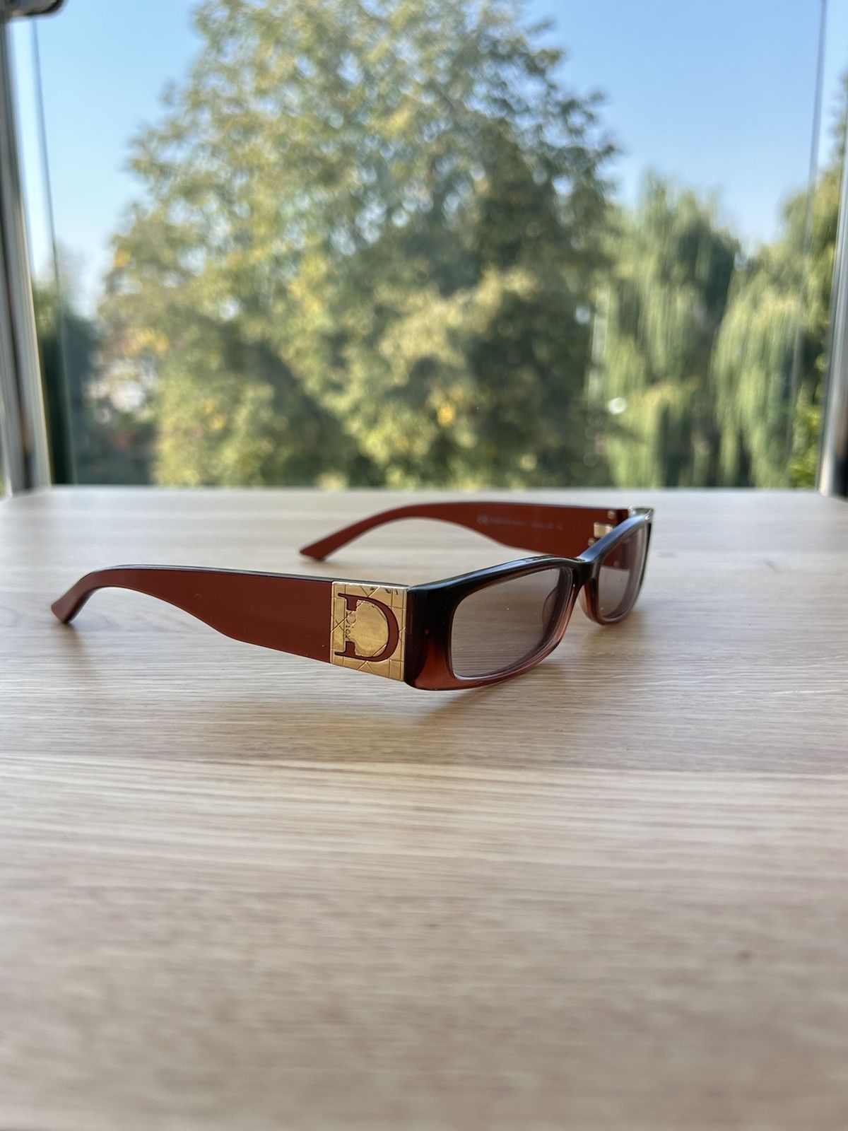 Dior × Vintage Christian Dior '00s Flat Glasses Size ONE SIZE - 1 Thumbnail
