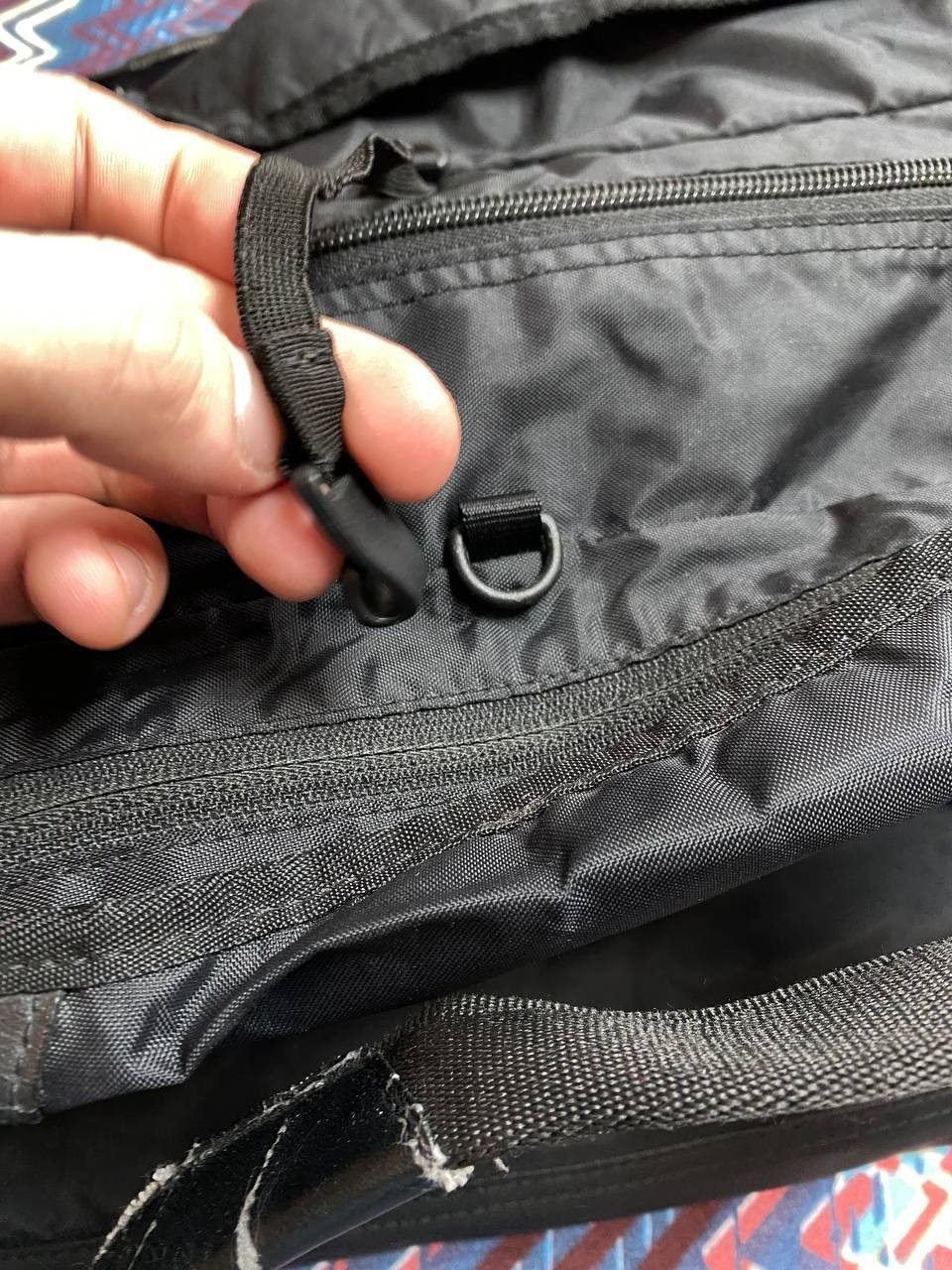 Nike bag with handles black Nike big logo Vintage streetwear Size ONE SIZE - 11 Thumbnail