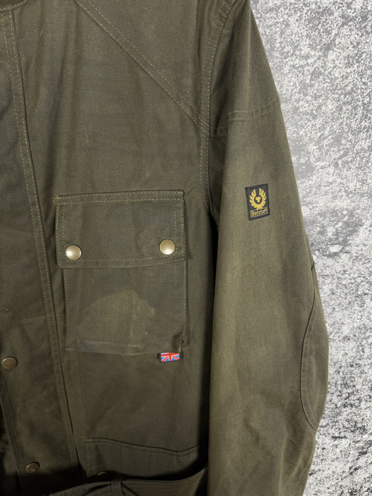Belstaff Belstaff Waxed Jacket England Wax Biker Vintage Size 48 Size US M / EU 48-50 / 2 - 6 Thumbnail