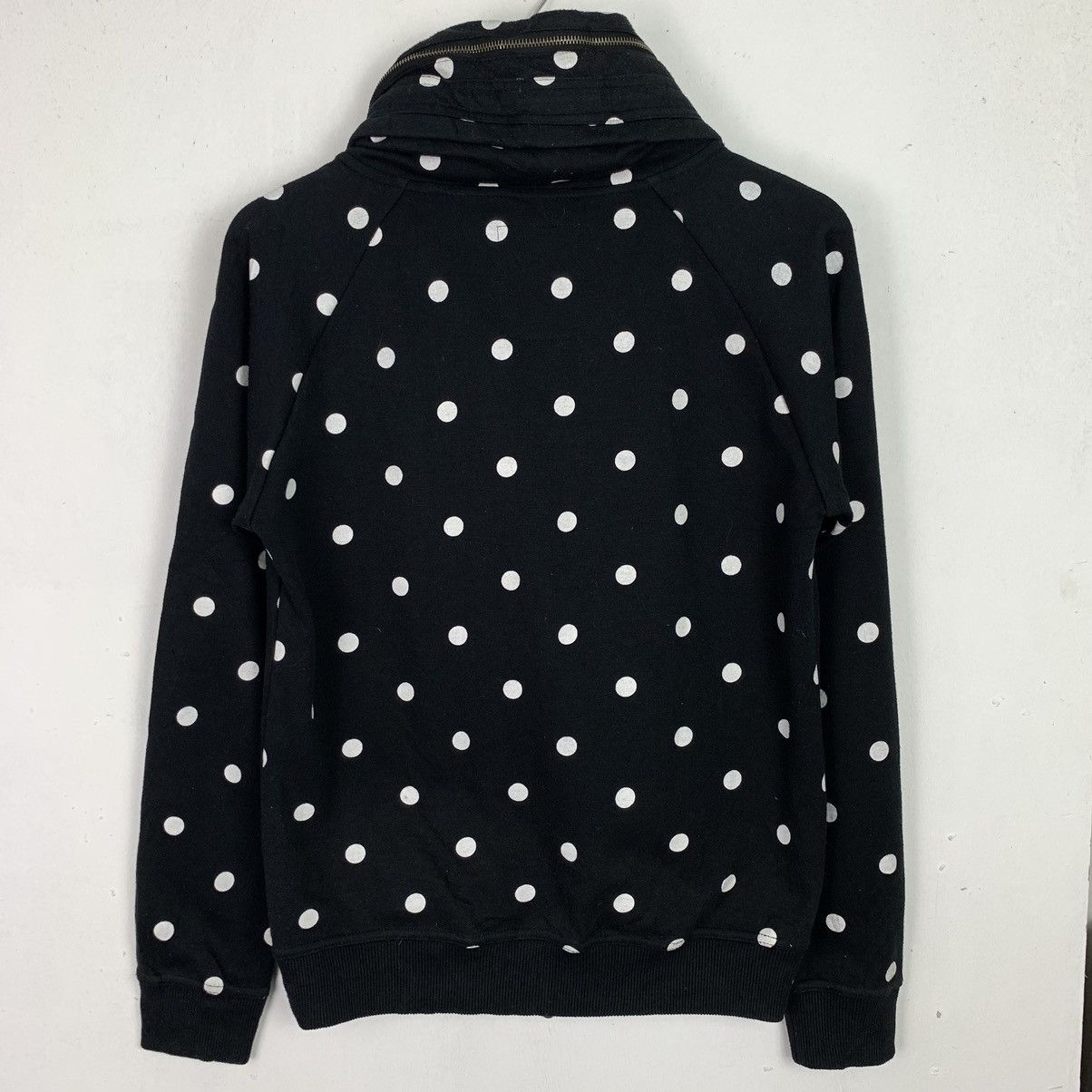 Japanese Brand Vintage polka dot zip up hoodie Size L / US 10 / IT 46 - 14 Thumbnail