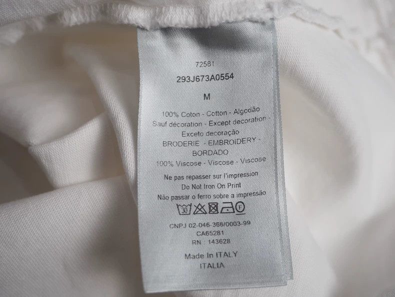 Dior DIORWhite Photo Short Sleeve 2502-Nextarrow Size US M / EU 48-50 / 2 - 6 Thumbnail