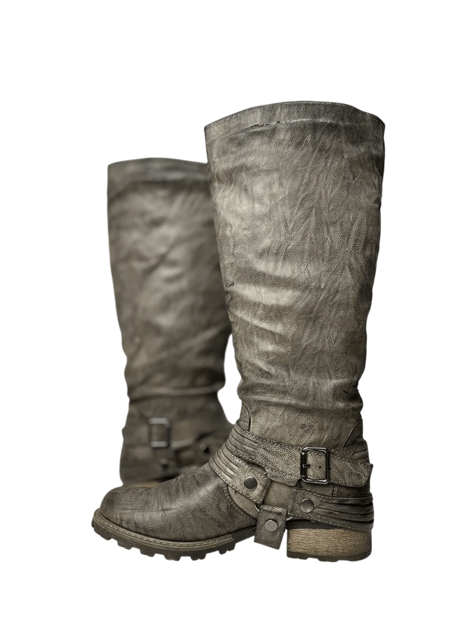 Western Rise Vintage High Boots Leather Rick Owens Style Western Opium Size US 8 / EU 41 - 8 Thumbnail
