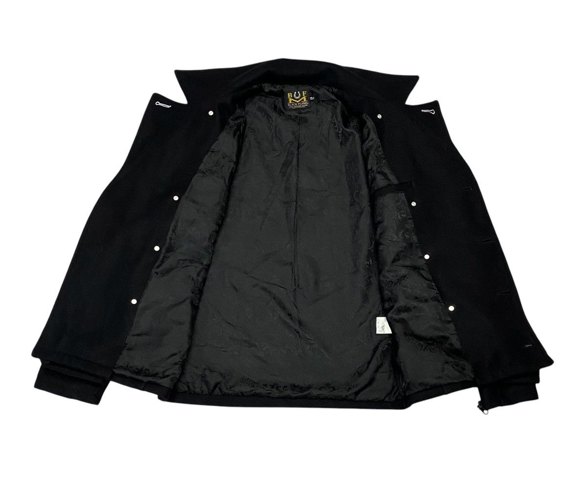 Japanese Brand Black Flame Wool Jacket Size US S / EU 44-46 / 1 - 8 Thumbnail