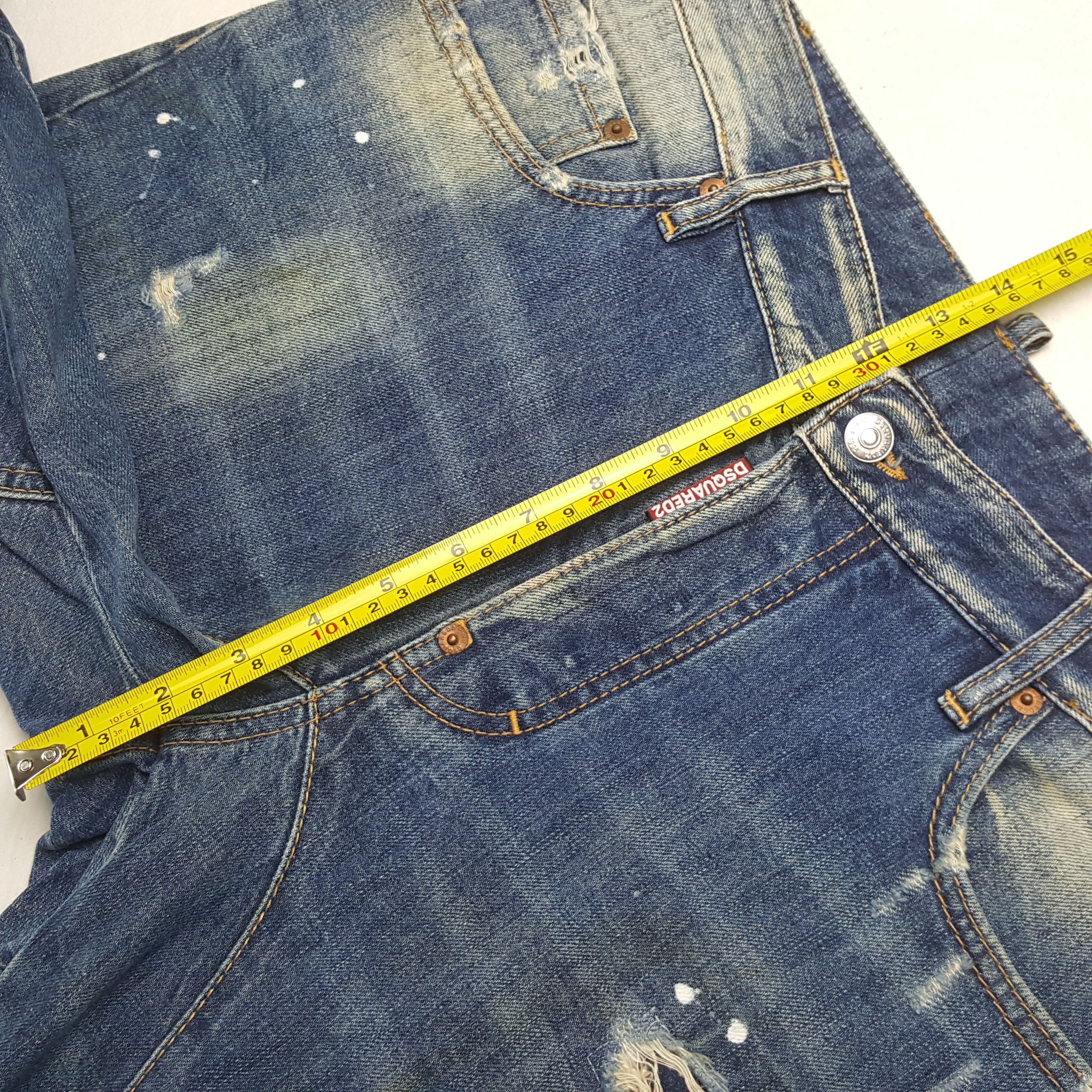 Dsquared2 Dsquared2 Italian Brand Distressed Jeans RR10 Size US 32 / EU 48 - 8 Thumbnail