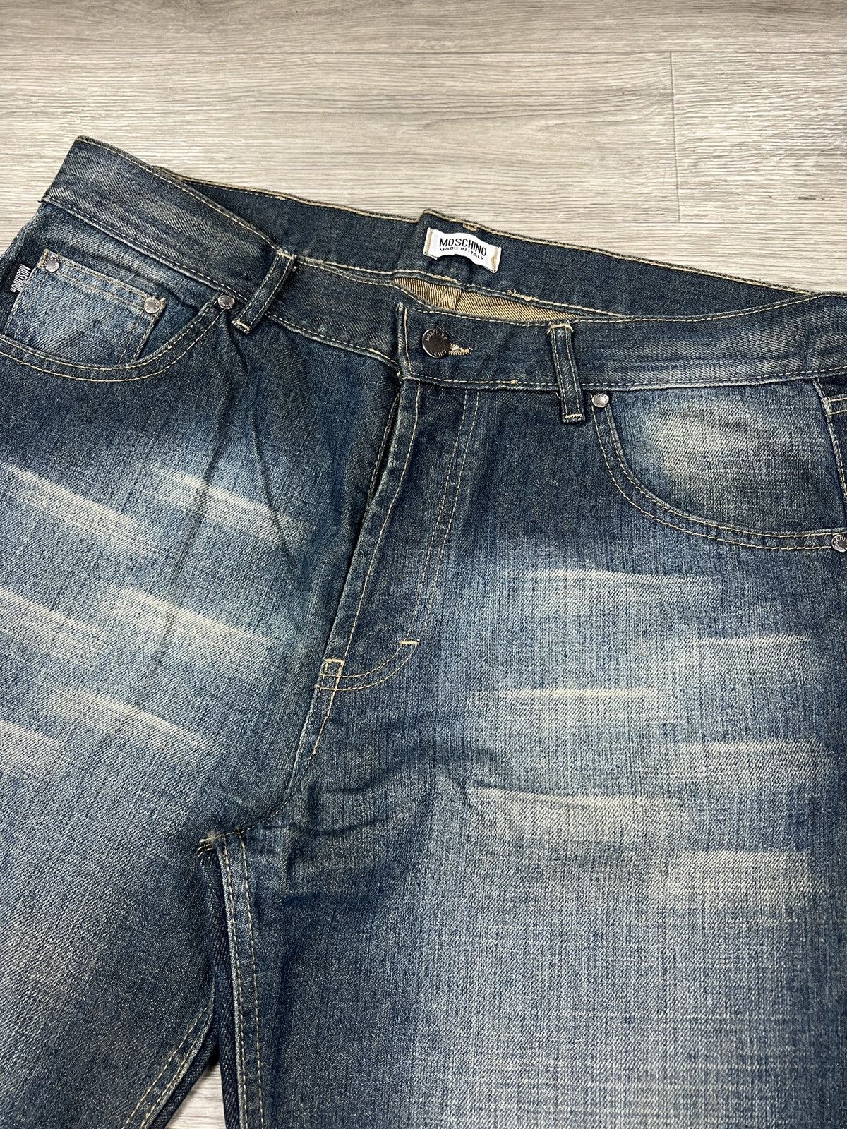 Moschino Moschino jeans y2k denim vintage jeans big logo men’s Size US 36 / EU 52 - 4 Thumbnail