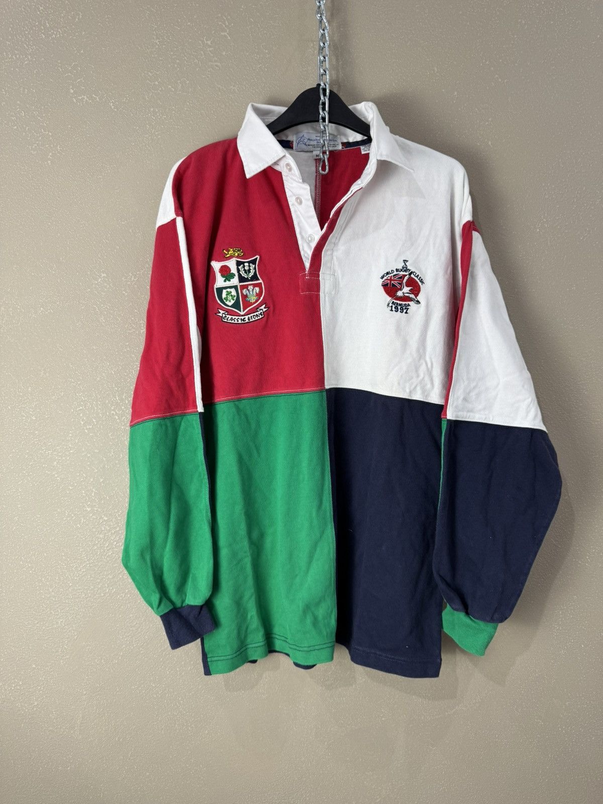 Other 1997 British & Irish Lions Long Sleeve Rugby Jersey Size US M / EU 48-50 / 2 - 1 Thumbnail