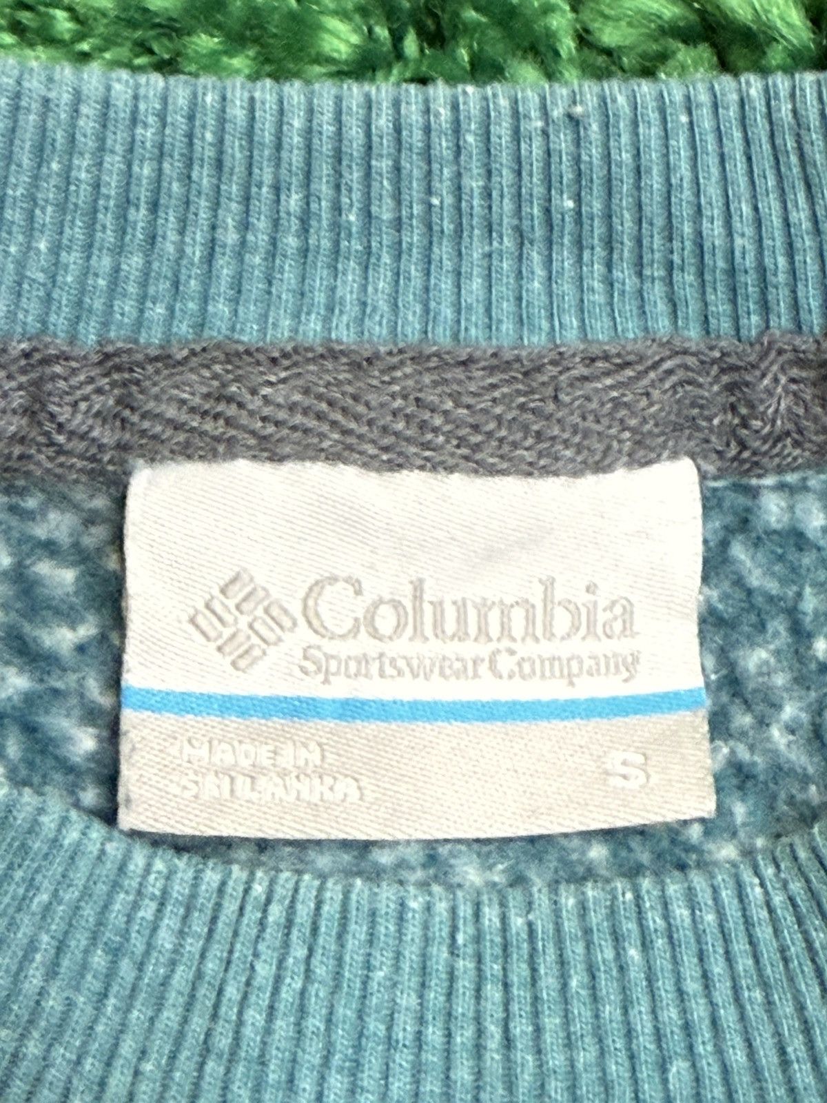 Columbia × Vintage Vinage Blue Embroidered Columbia Sweatshirt Small S Size US S / EU 44-46 / 1 - 5 Thumbnail