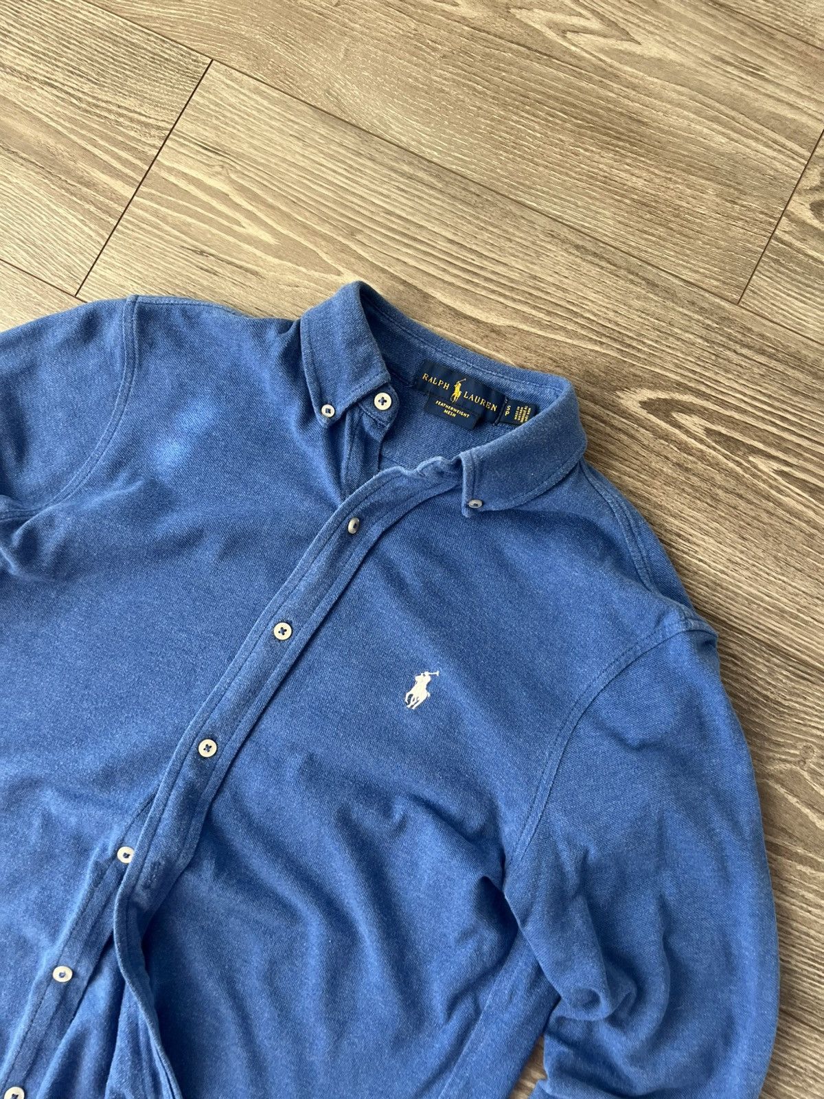 Polo Ralph Lauren ‼️Polo Ralph Lauren Featherweight Mesh Cotton Classic Shirt‼️ Size US S / EU 44-46 / 1 - 6 Thumbnail