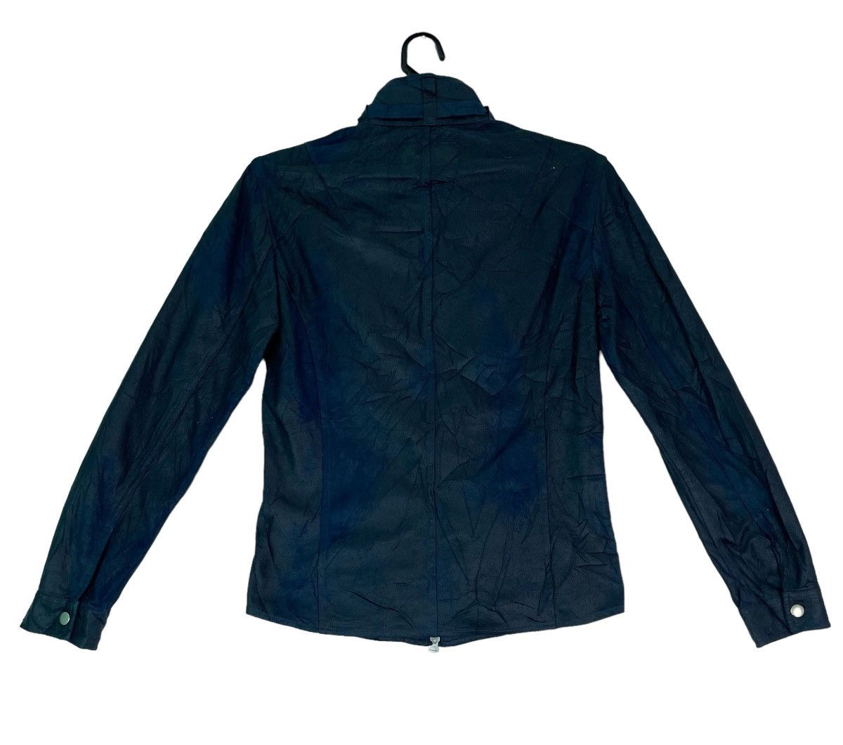 Tornado Mart Vtg 90s Tornado Mart tie dyed blue biker jacket Size US M / EU 48-50 / 2 - 5 Thumbnail