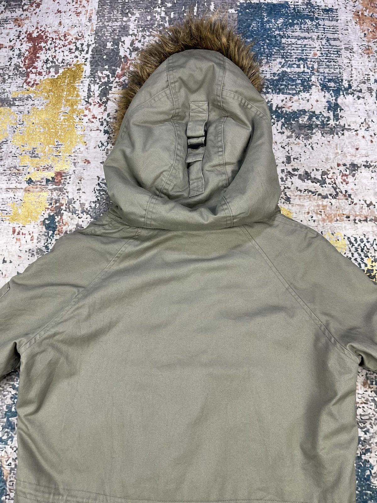 Hypebeast Rush Hour Faux Fur Snorkel Down Parka Jackets Size L / US 10 / IT 46 - 10 Thumbnail