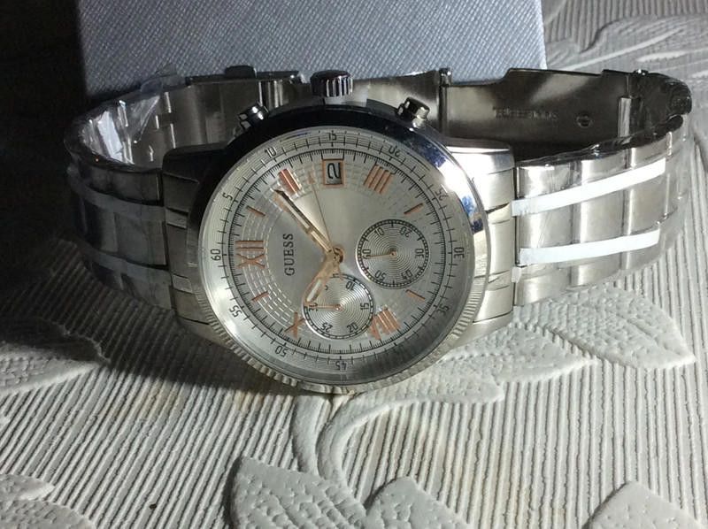 Guess Guess men's silver watch Size ONE SIZE - 8 Thumbnail