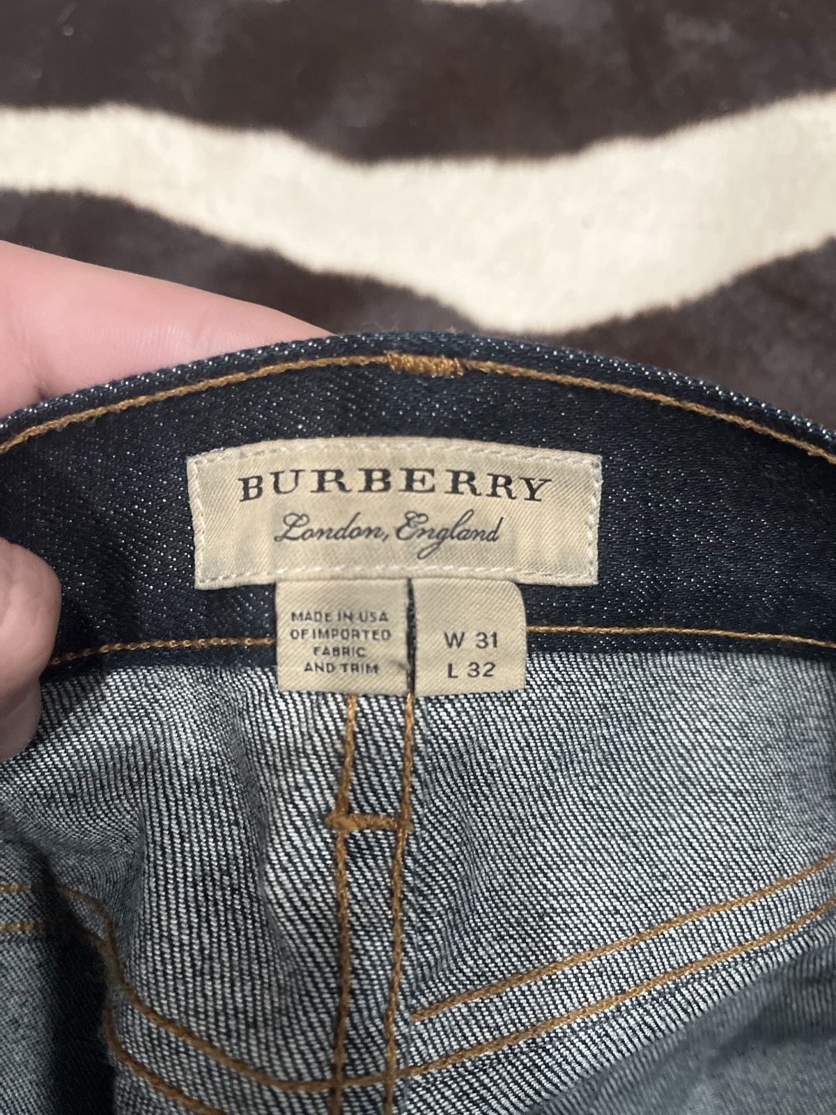 Burberry Burberry raw denim slim fit pants Size US 31 - 5 Thumbnail