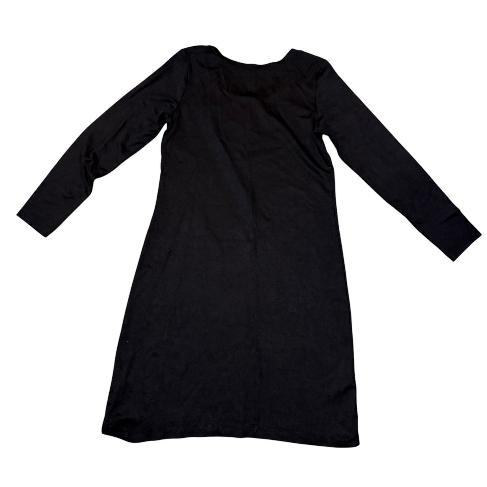 Other Hanna Andersson Solid Knit Dress Pleated Neckline Medium Size M / US 6-8 / IT 42-44 - 6 Thumbnail