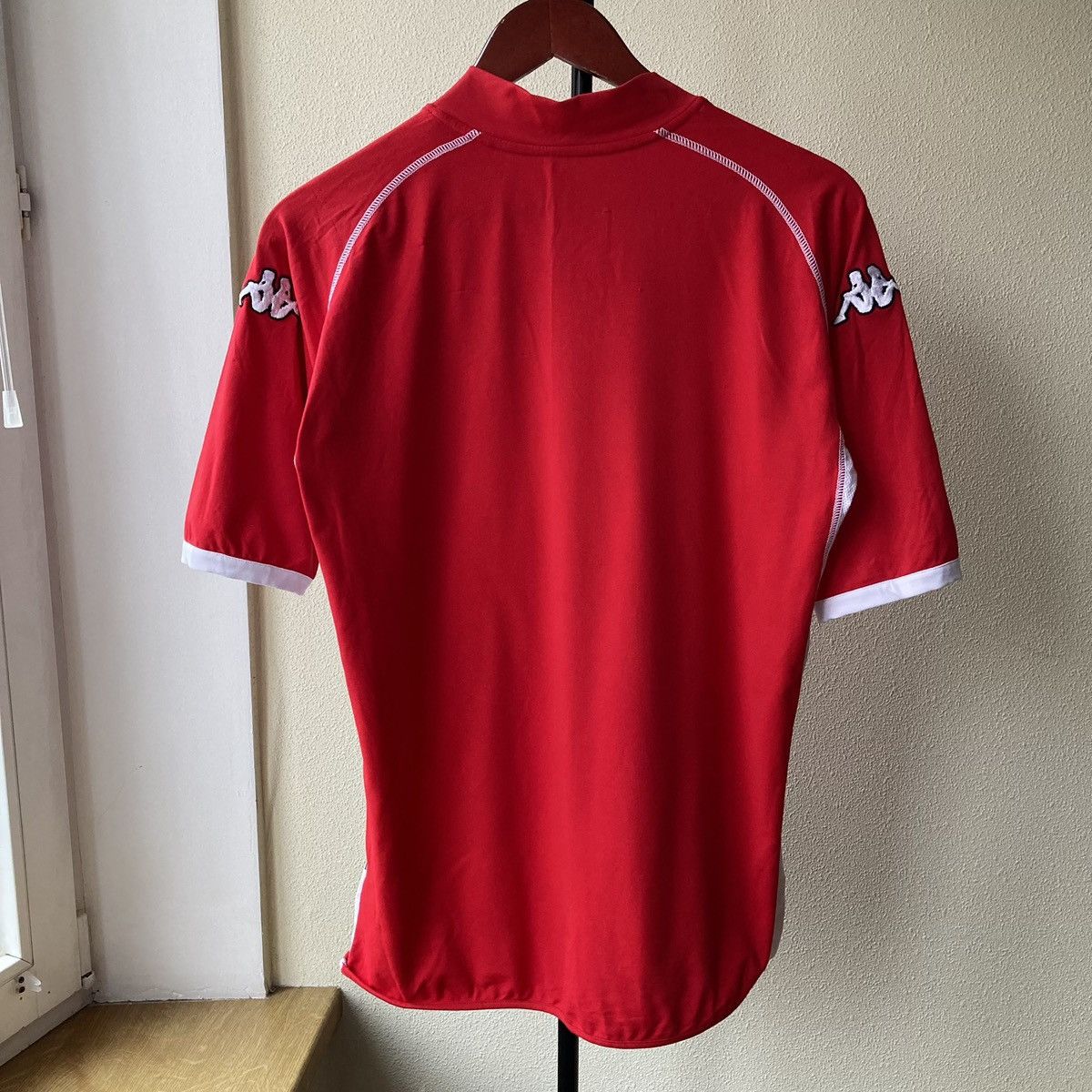 Vintage Wales 00s Kappa Jersey Blokcore Style Vintage Football Tee Size US L / EU 52-54 / 3 - 3 Thumbnail