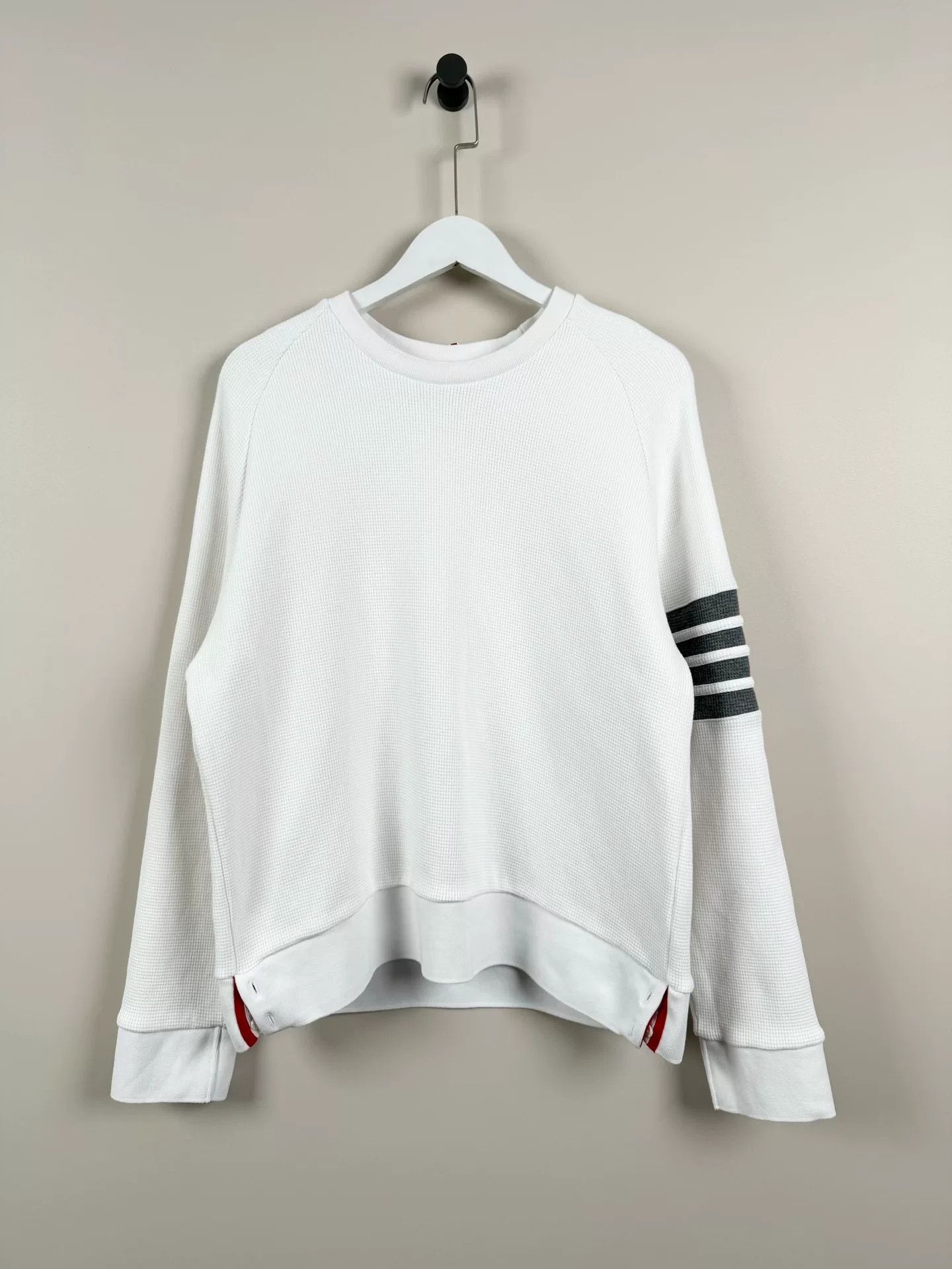 Thom Browne thom browne waffle crewneck sweatshirt size 4 Size US M / EU 48-50 / 2 - 1 Thumbnail