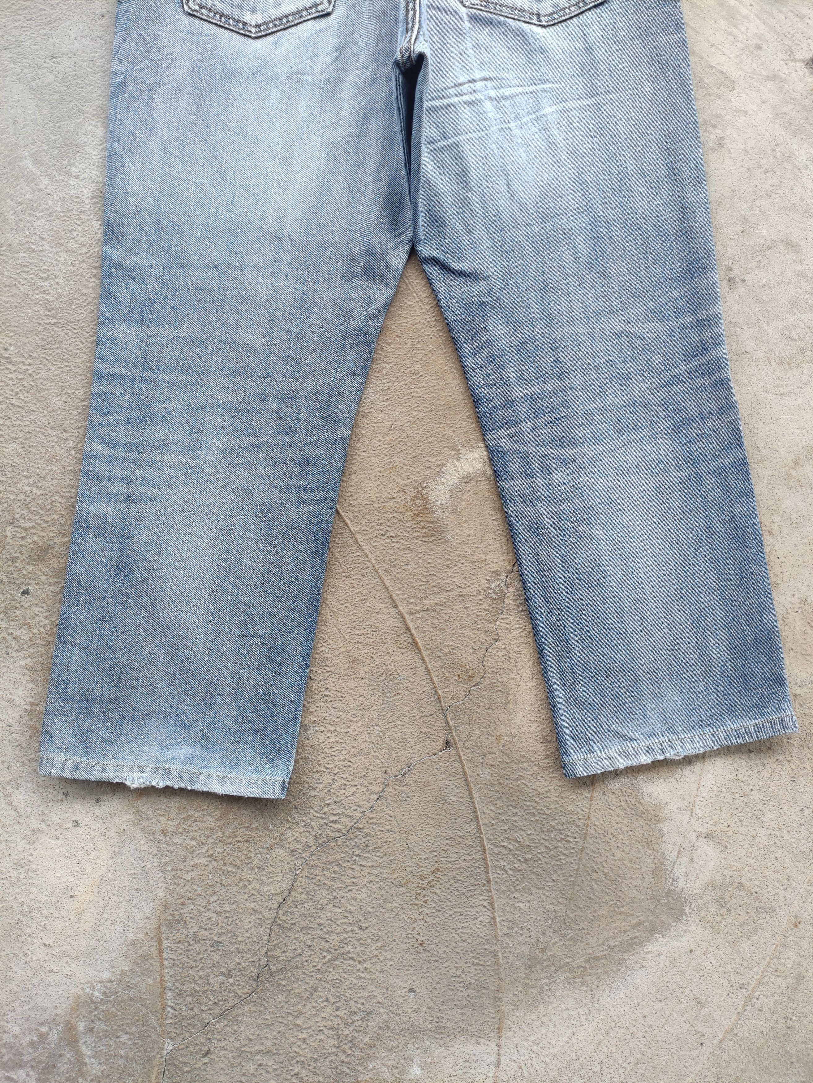 Japanese Brand Vintage Japanese Jean Distressed Faded Denim Size US 34 / EU 50 - 9 Thumbnail