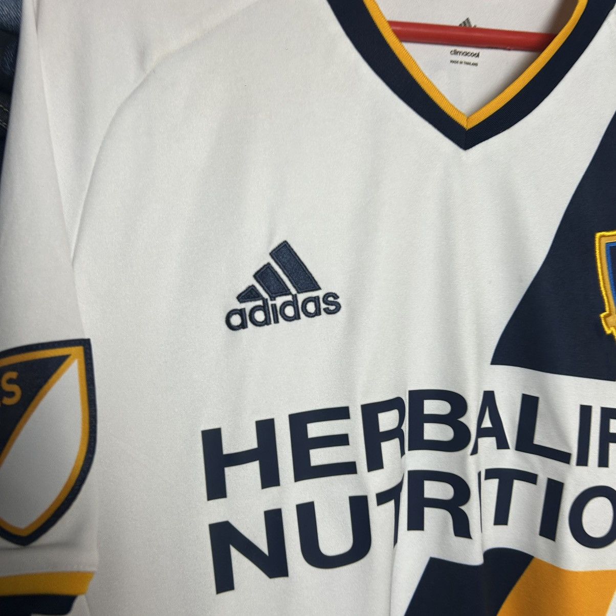Adidas Mens Adidas La Galaxy 2015 Home Don Ditar soccer jersey Size US M / EU 48-50 / 2 - 4 Thumbnail