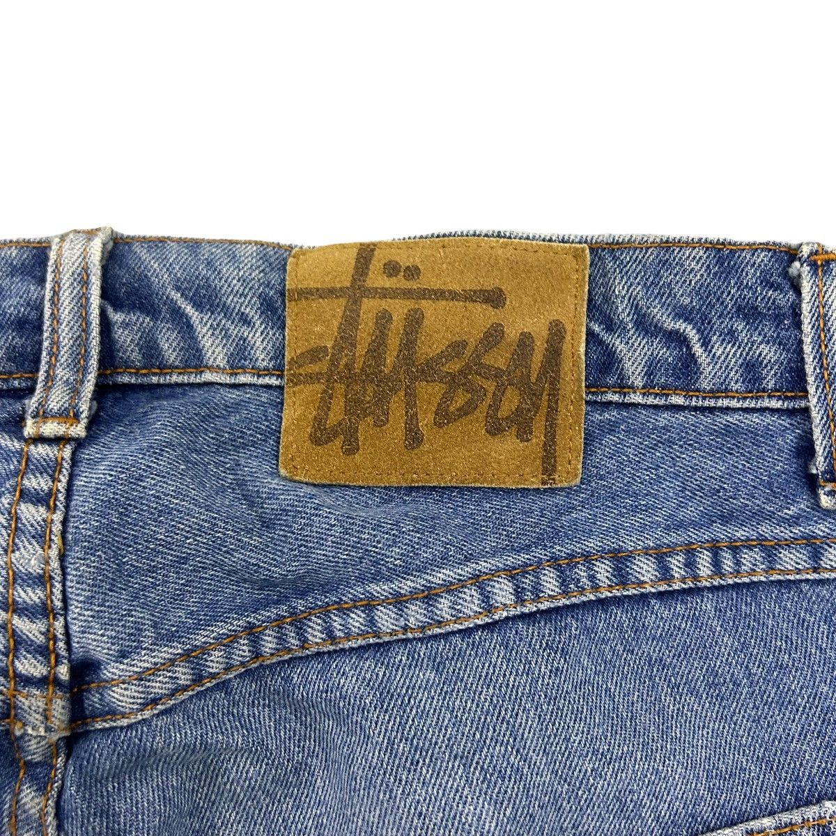 Stussy × Vintage Vintage Stussy Distressed Jeans Made in Usa Size US 34 / EU 50 - 5 Thumbnail